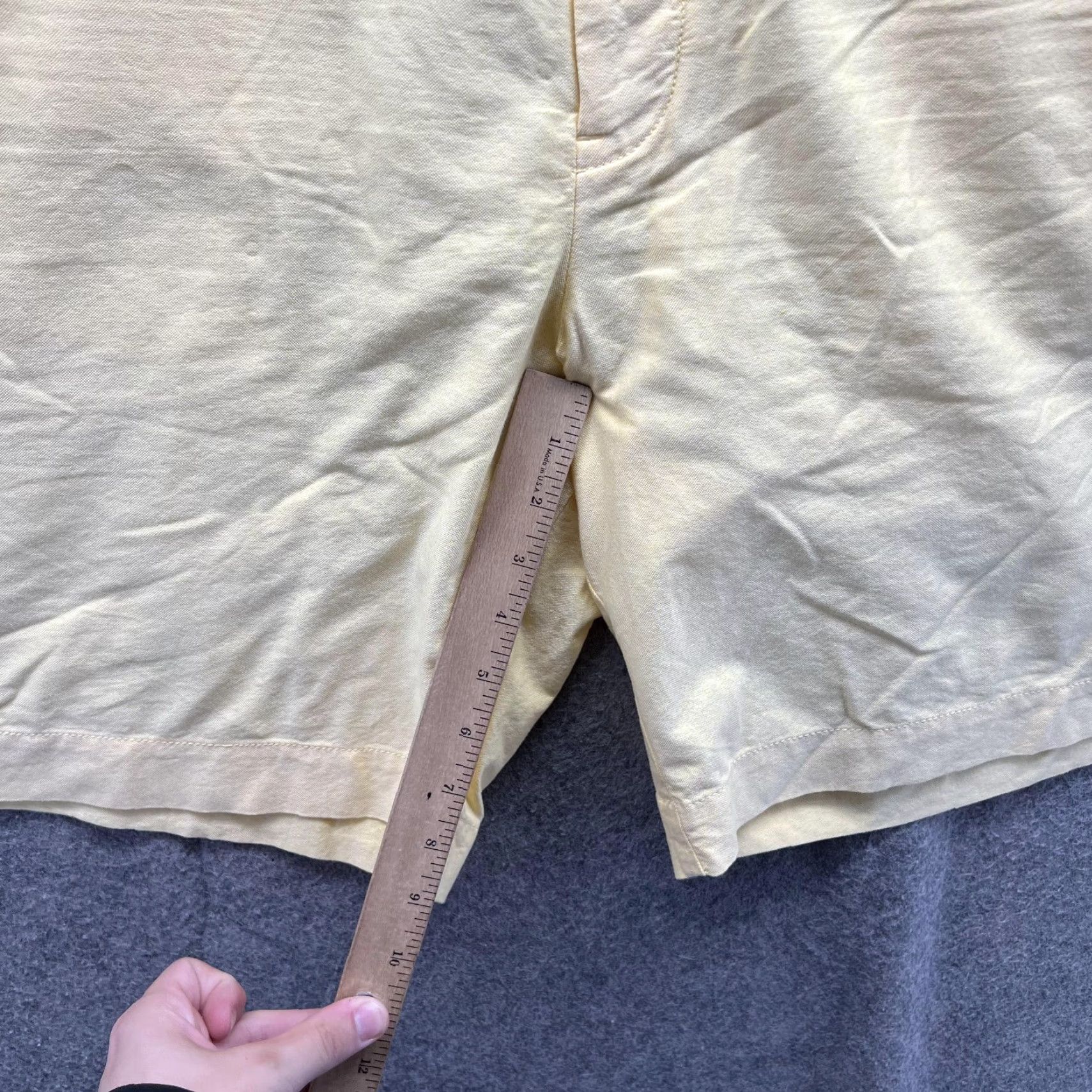 Polo Ralph Lauren Polo Ralph Lauren Shorts Men 38 Yellow Chino Flat Front Classic Fit Pony Vtg Size US M / EU 48-50 / 2 - 7 Thumbnail
