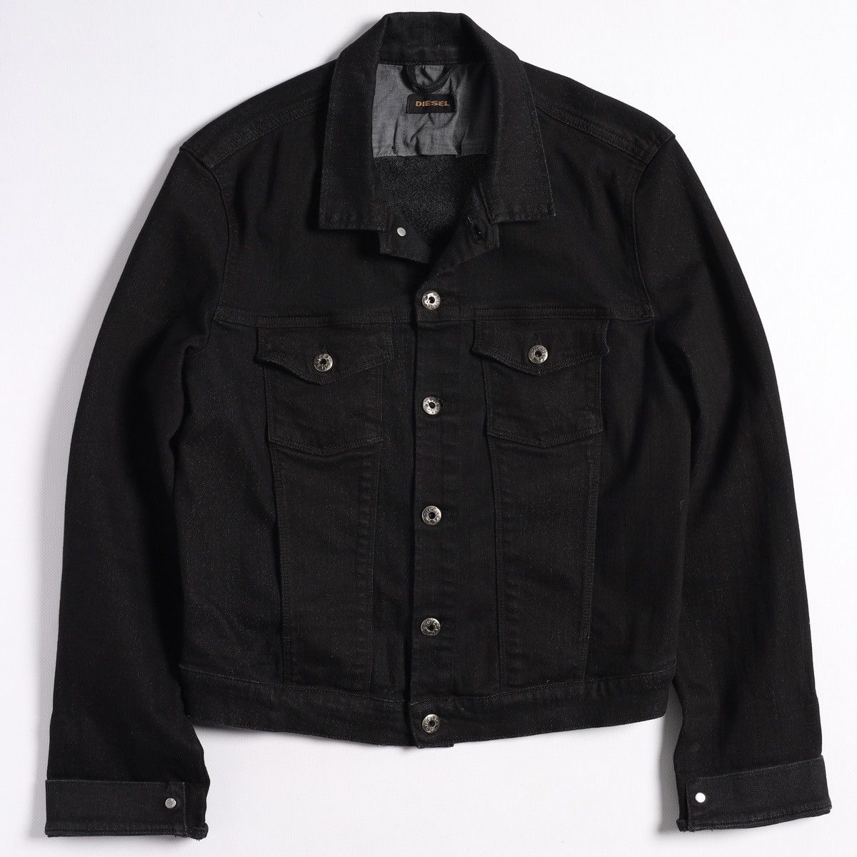 Diesel Diesel Denim Jeans Jacket Crop Black Size XL / US 12-14 / IT 48-50 - 7 Thumbnail