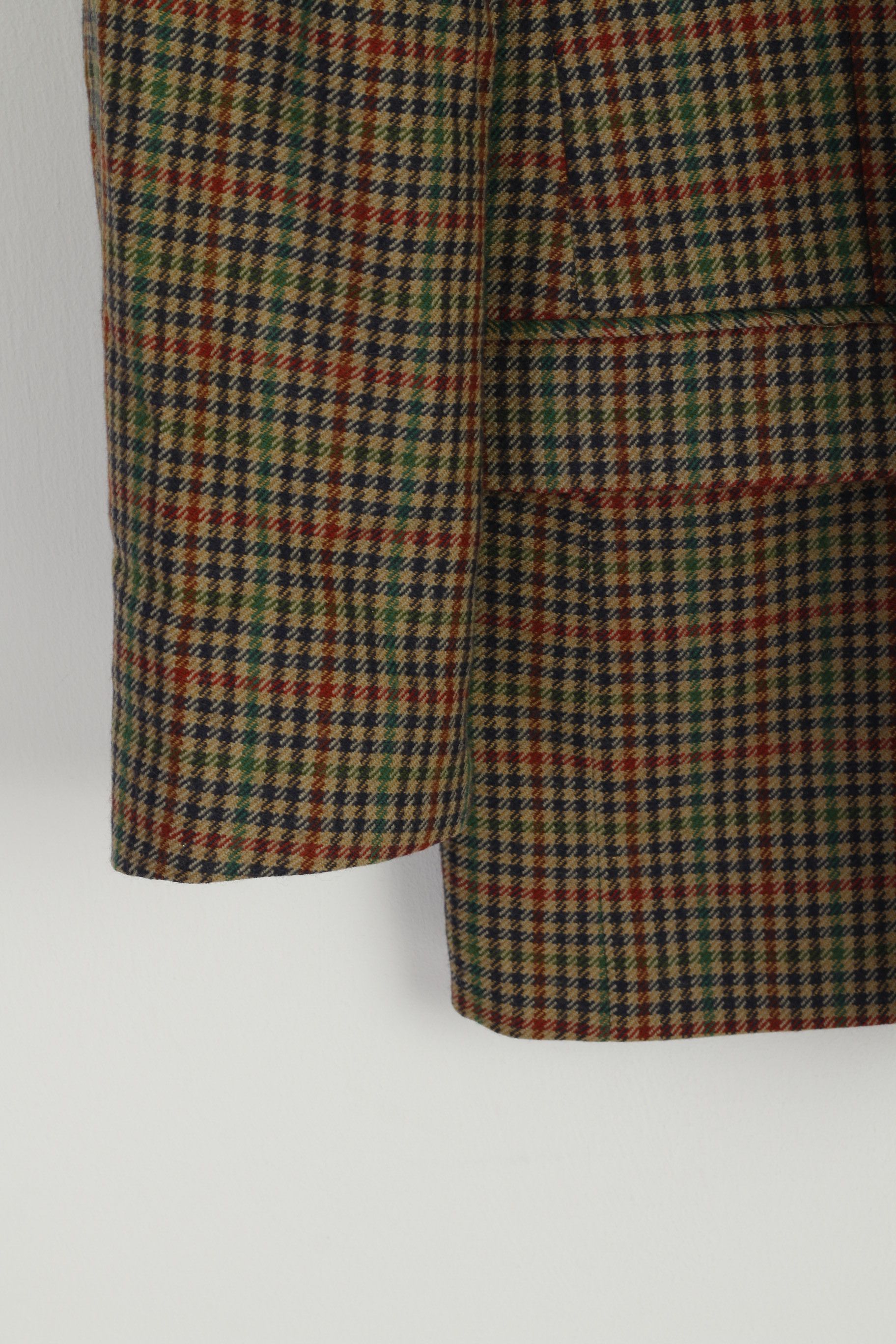 Vintage Michel Luzzi Linea Uomo Men 50 40 Blazer Brown 7763 Size 40R - 4 Thumbnail