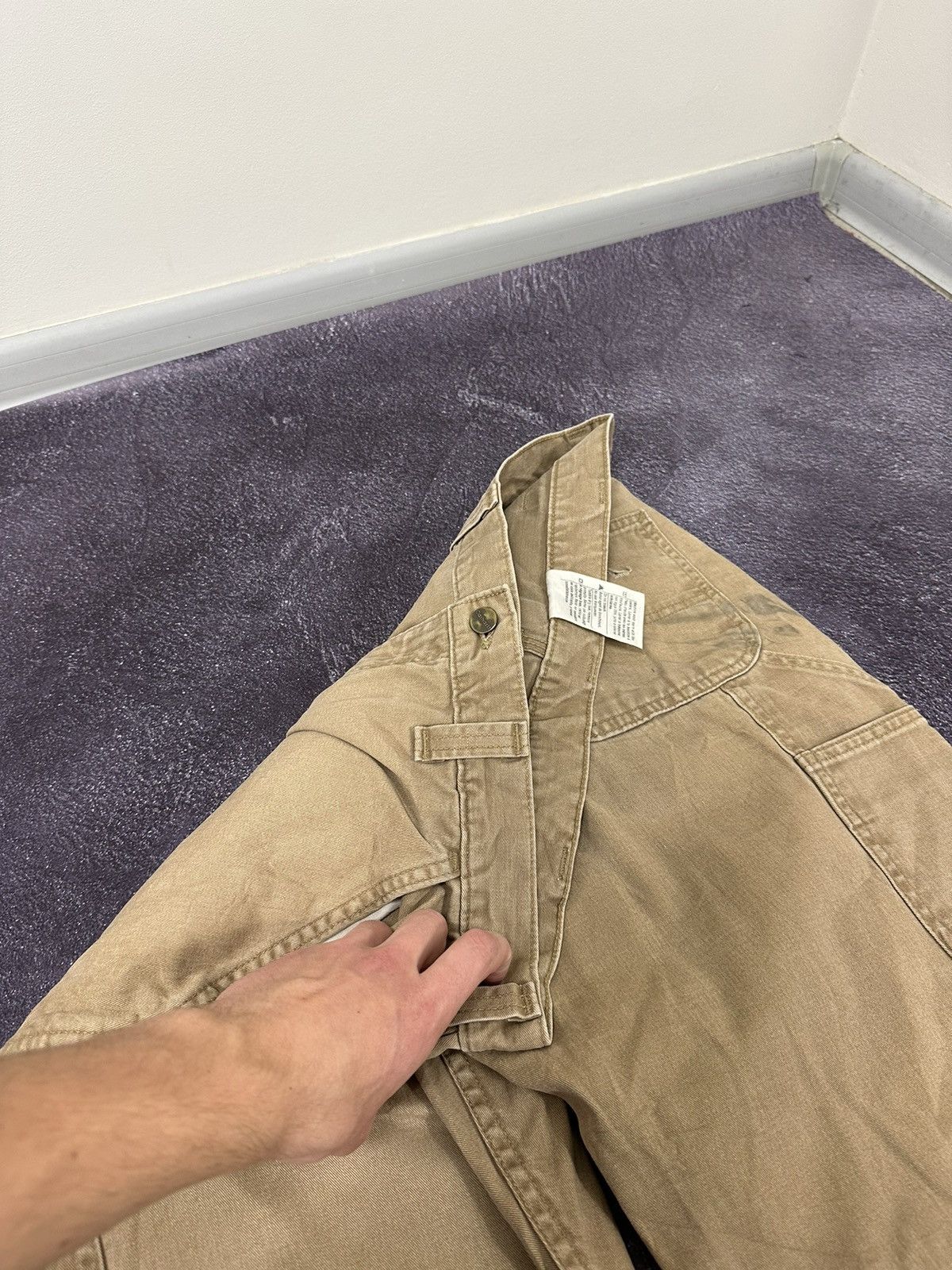 Carhartt Vintage Carhartt USA Cargo Carpenter Opium Baggy Work Pants Size US 38 / EU 54 - 8 Thumbnail