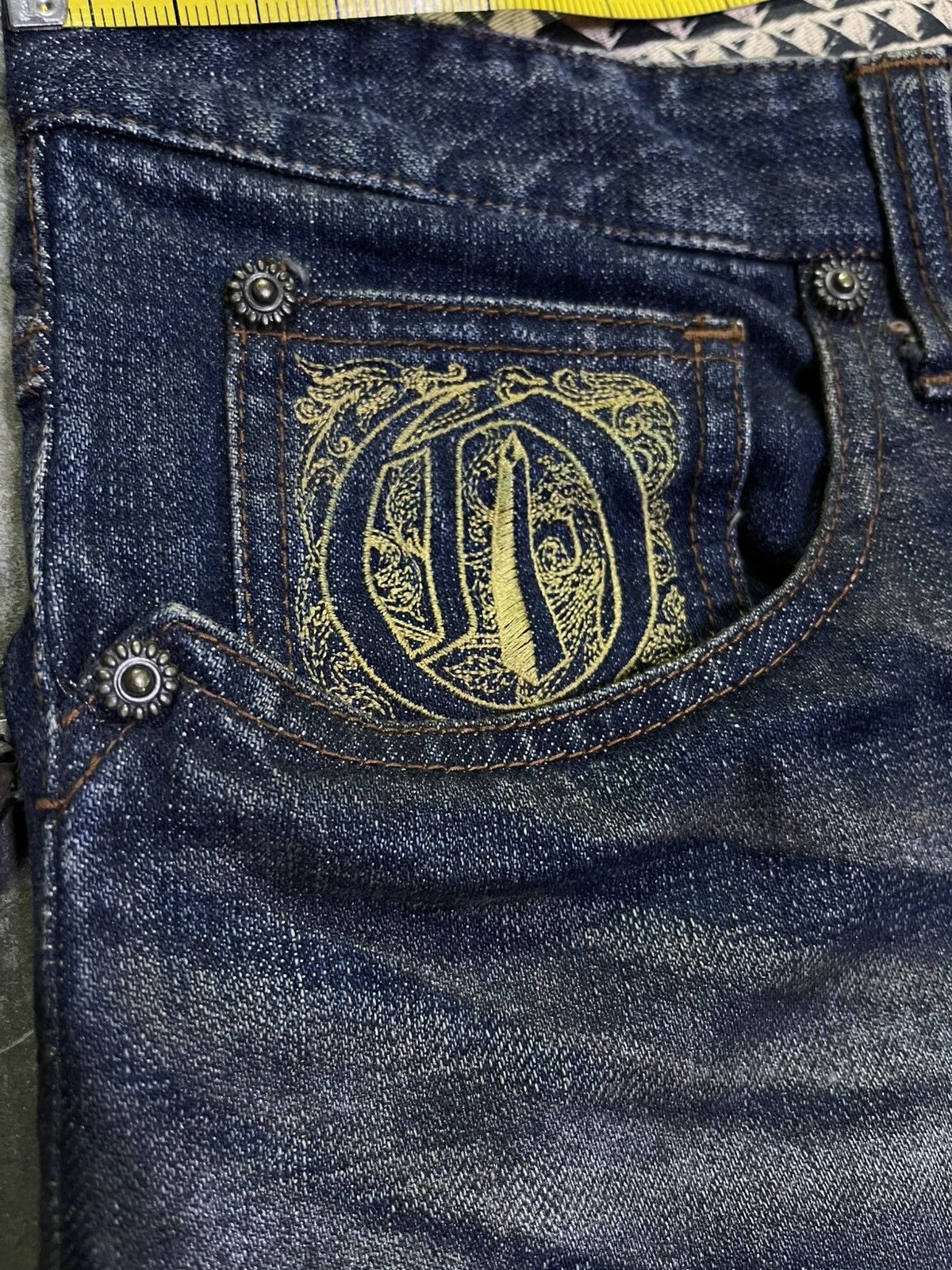 Japanese Brand × Obelisk Jeans Japan Lightning Wash Obelisk Size US 33 - 16 Thumbnail