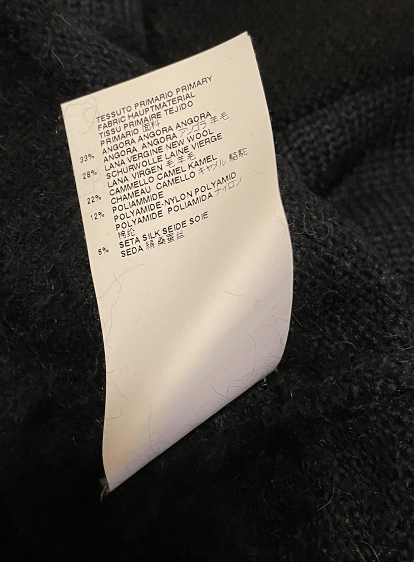 Dsquared2 DSQUARED2 black/grey striped wool sweater size XL Size US XL / EU 56 / 4 - 4 Thumbnail
