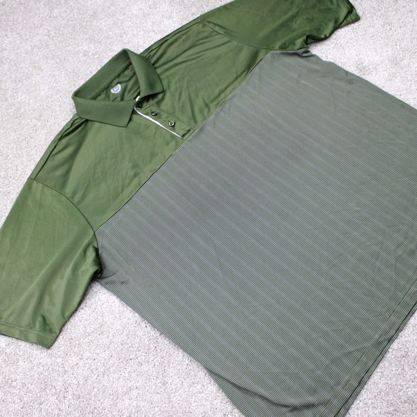 Vintage Kilburne & Finch Polo Shirt Mens 3XL XXXL Green 100% Polyester Short Sleeve Polo Shirt Mens Green 3XL XXXL Size US XXL / EU 58 / 5 - 7 Thumbnail