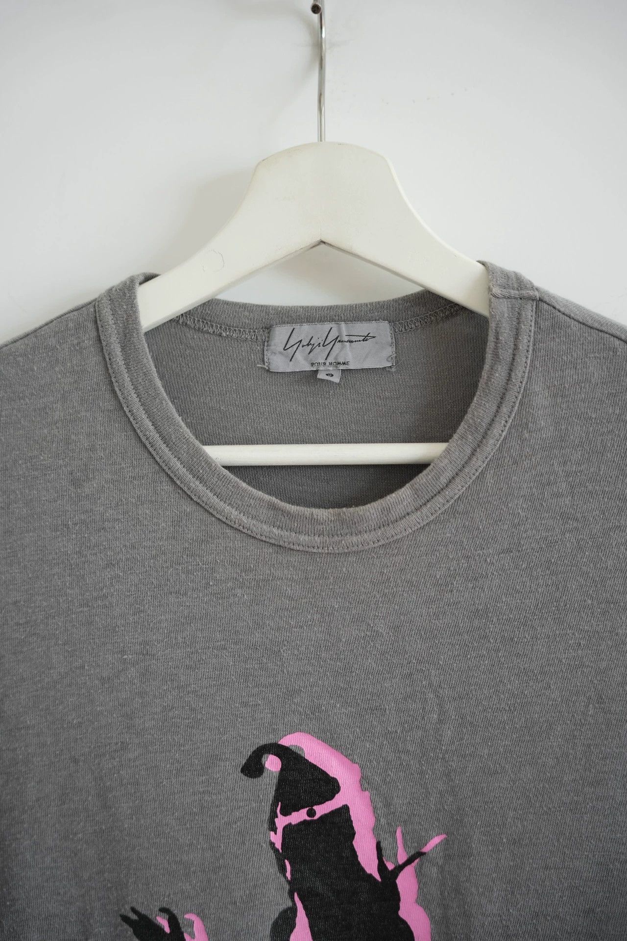 Yohji Yamamoto Yohji Yamamoto 05AW Ultraman Kemur Silhouette Tee Size US L / EU 52-54 / 3 - 4 Thumbnail