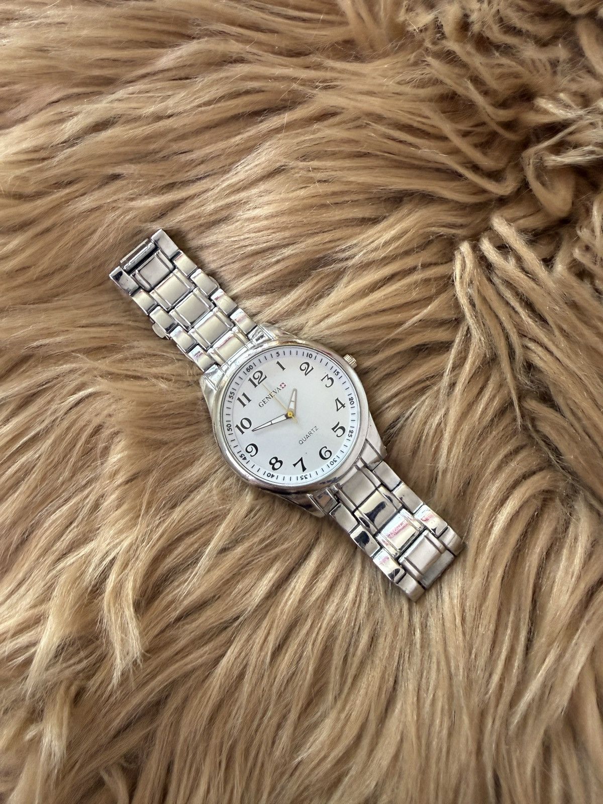 Geneva Geneva Wristwatch with Metal Strap, Minimalist Men's Quartz Size ONE SIZE - 4 Thumbnail