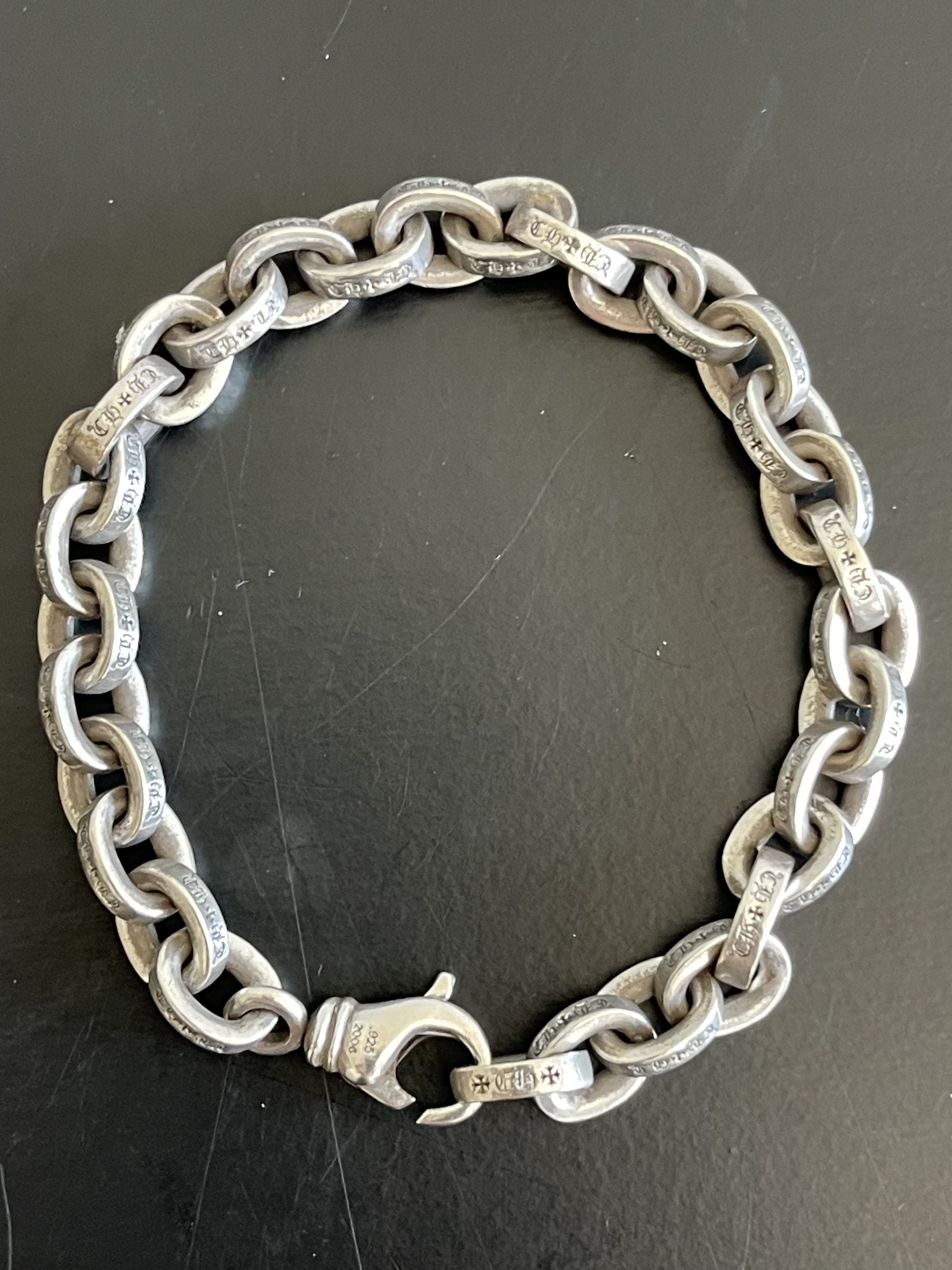 image of Chrome Hearts Paper Chain Bracelet (Os), Men's