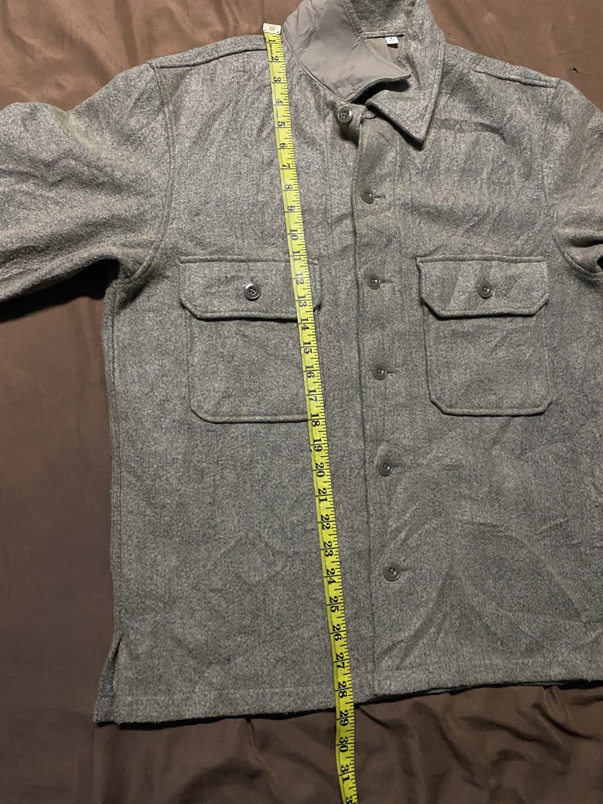 Lemaire × Uniqlo ❗️OFFER❗️Uniqlo U Lemaire Two Pocket Wool Shirt Jacket Size US M / EU 48-50 / 2 - 8 Thumbnail