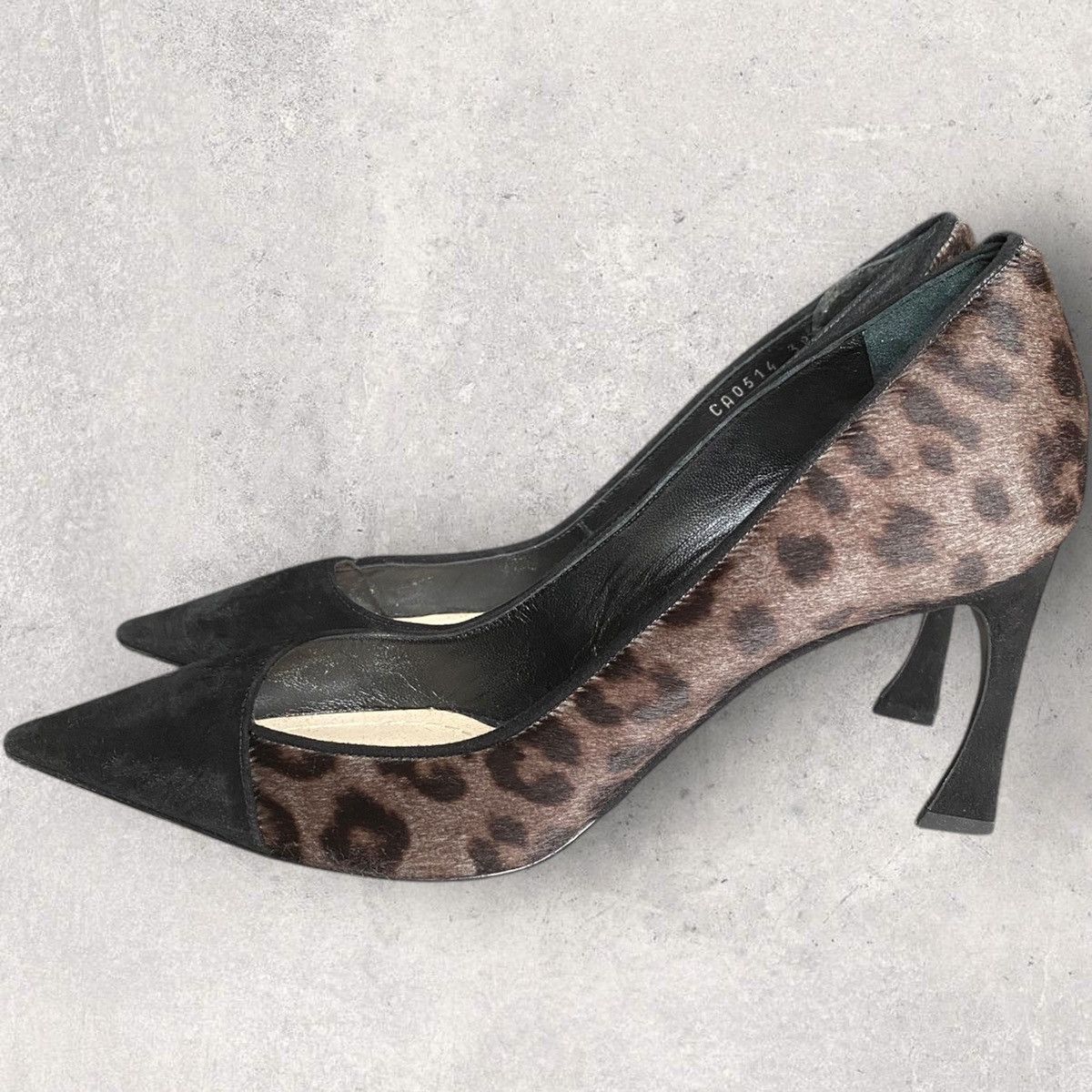 Dior Dior By John Galliano Leopard Pointy Pump Size US 8 / IT 38 - 1 Thumbnail
