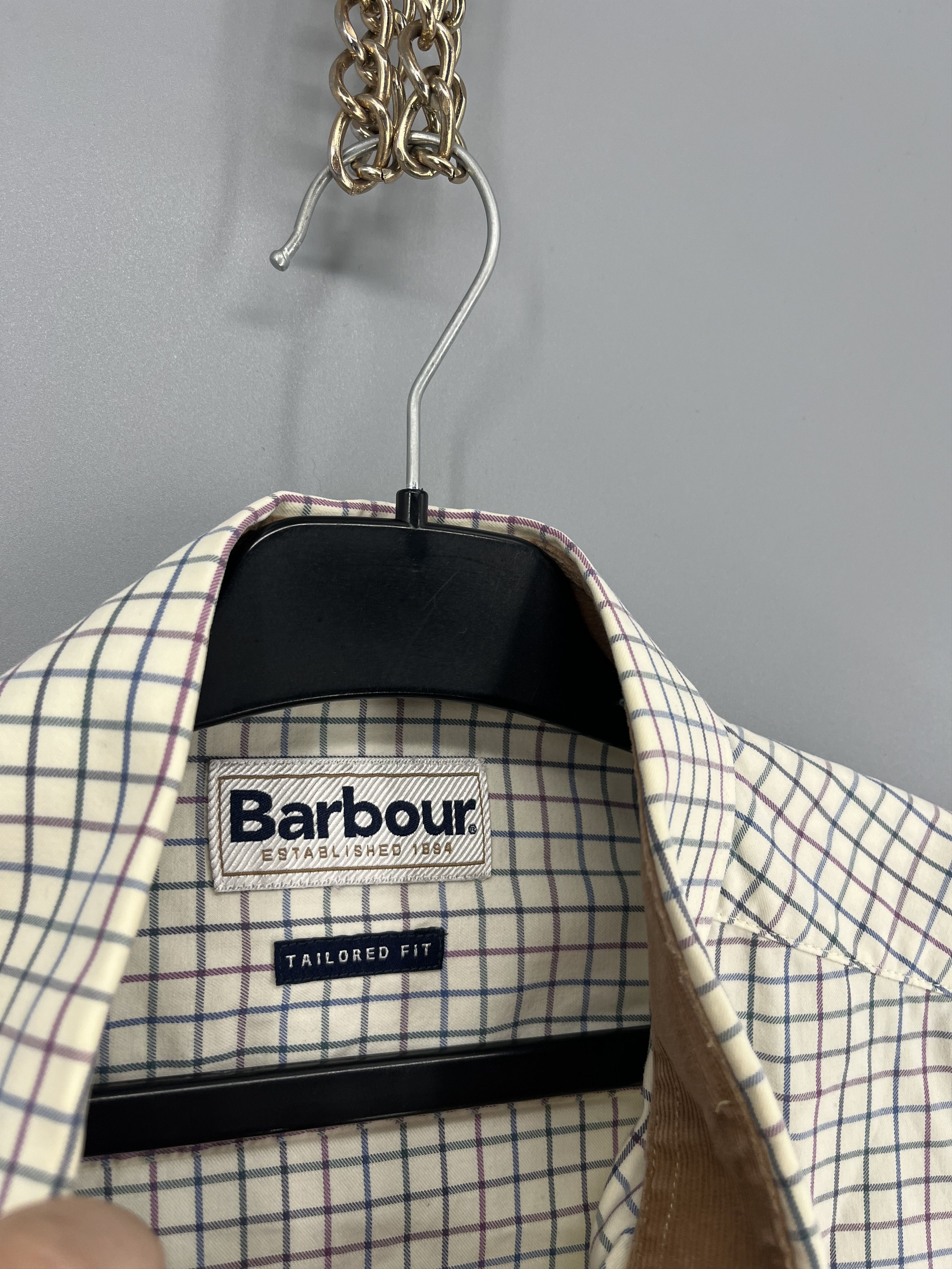 Barbour BARBOUR men's shirt 100% cotton Size L Size US S / EU 44-46 / 1 - 7 Thumbnail