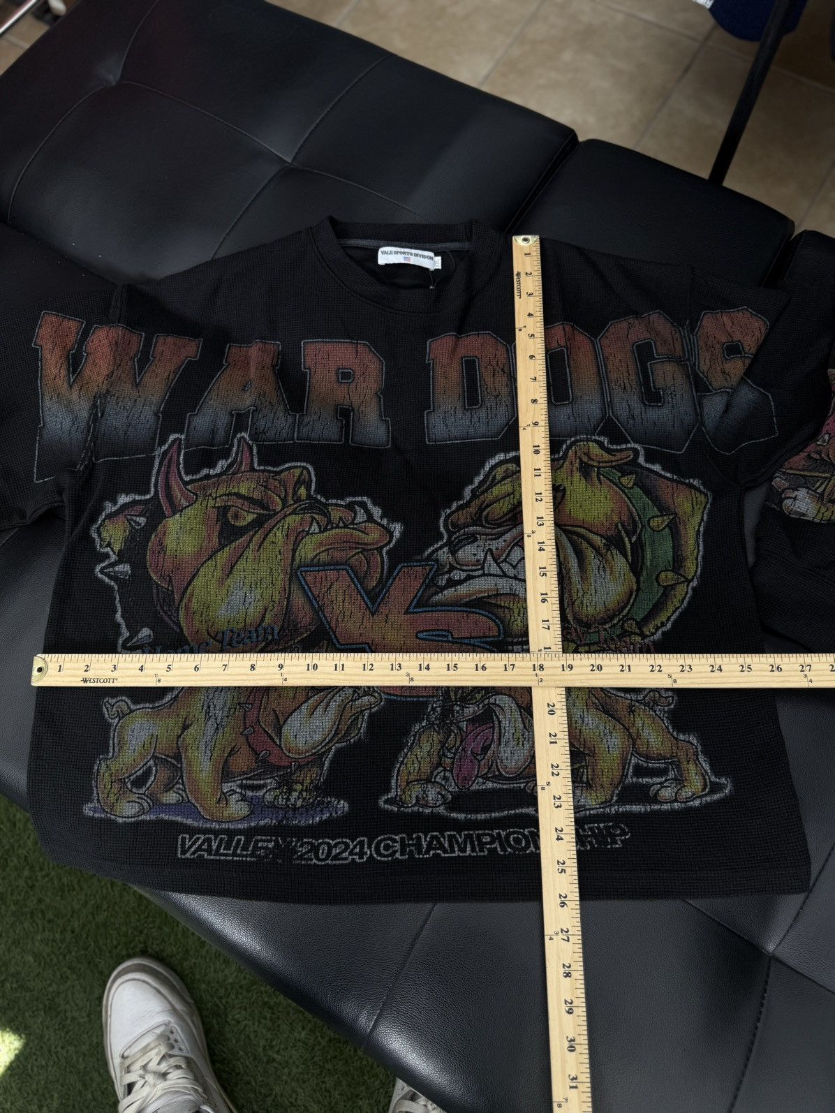 Vale Valley Bull Dogs Long Sleeve Tee Shirt Size XXL (NEW) Size US XXL / EU 58 / 5 - 6 Thumbnail