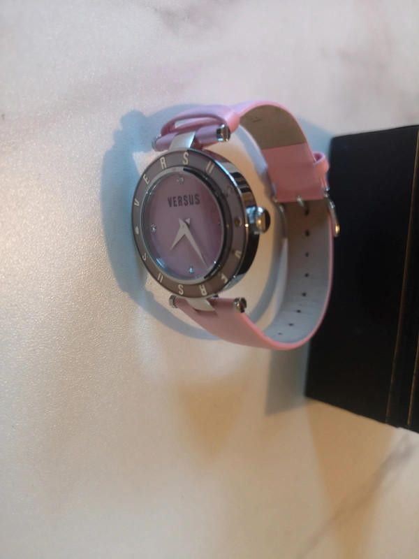 Designer Versus pink leather strap watch Size ONE SIZE - 5 Thumbnail