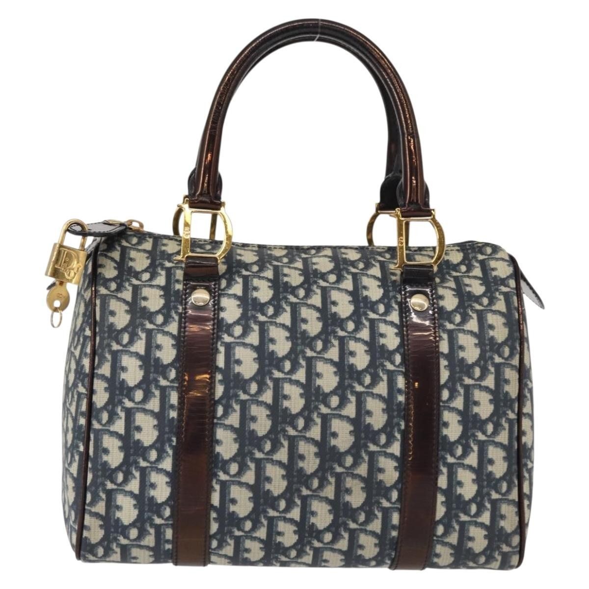 Dior Christian Dior Vintage Trotter Boston Bag Diorissimo Canvas Size ONE SIZE - 1 Thumbnail