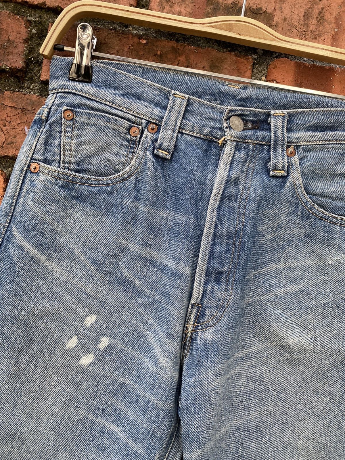 Levi's × Levi's Vintage Clothing × Vintage W29x29 Vintage LVC levis 501 redline big E Size US 29 - 5 Thumbnail