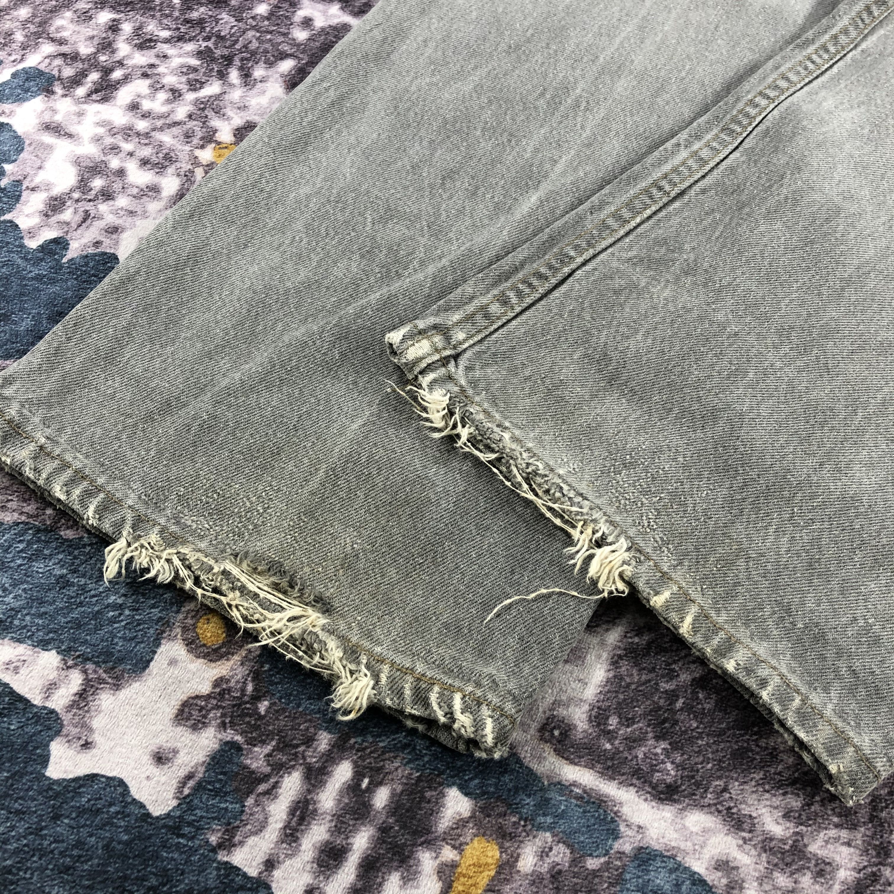 Levi's × Vintage Vintage 90s Faded Black Levis 501 Jeans-JM2382 Size US 38 / EU 54 - 6 Thumbnail