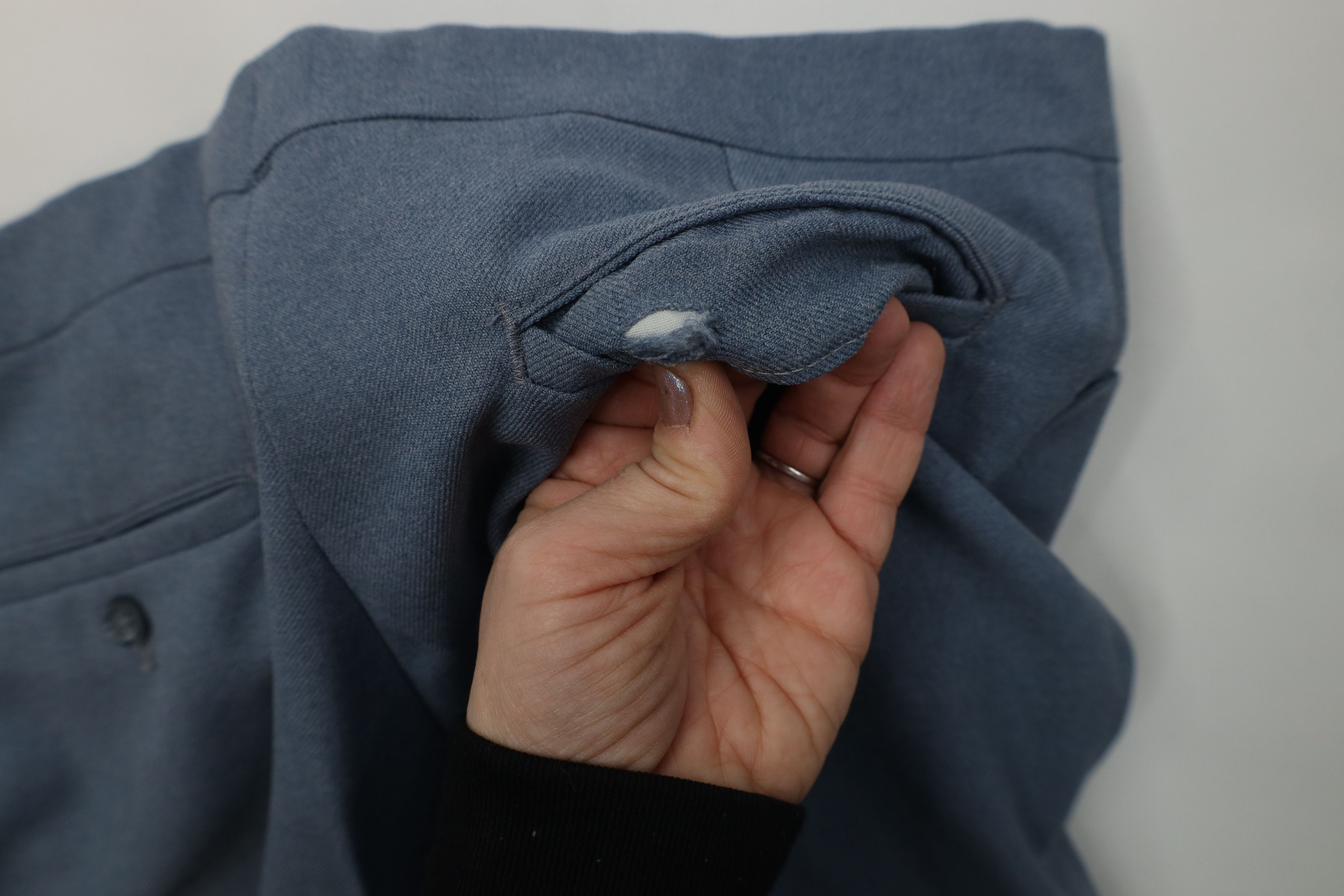Levi's Vintage 70s Levis Wide Leg Bell Bottoms Chino Pants Blue USA Size US 34 / EU 50 - 15 Thumbnail
