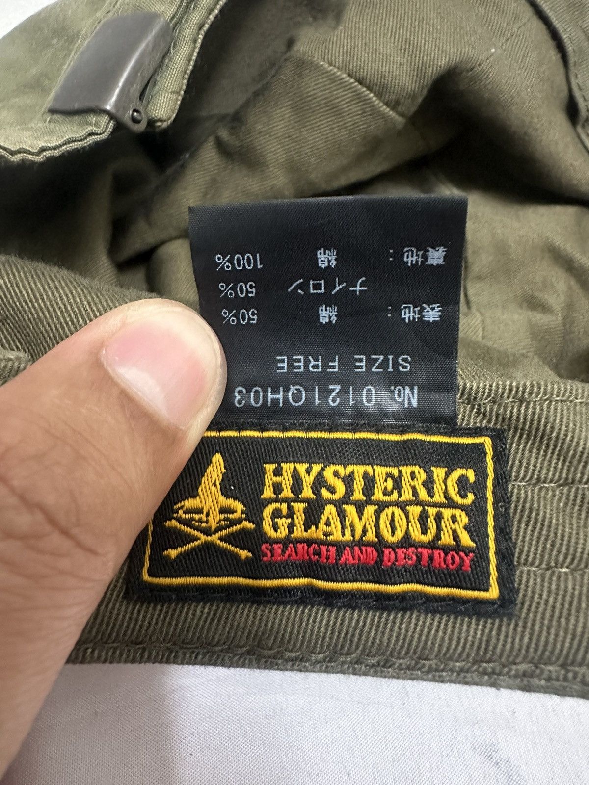 Hysteric Glamour RARE Vintage Hysteric Glamour Search And Destroy Hat Cap Size ONE SIZE - 7 Thumbnail