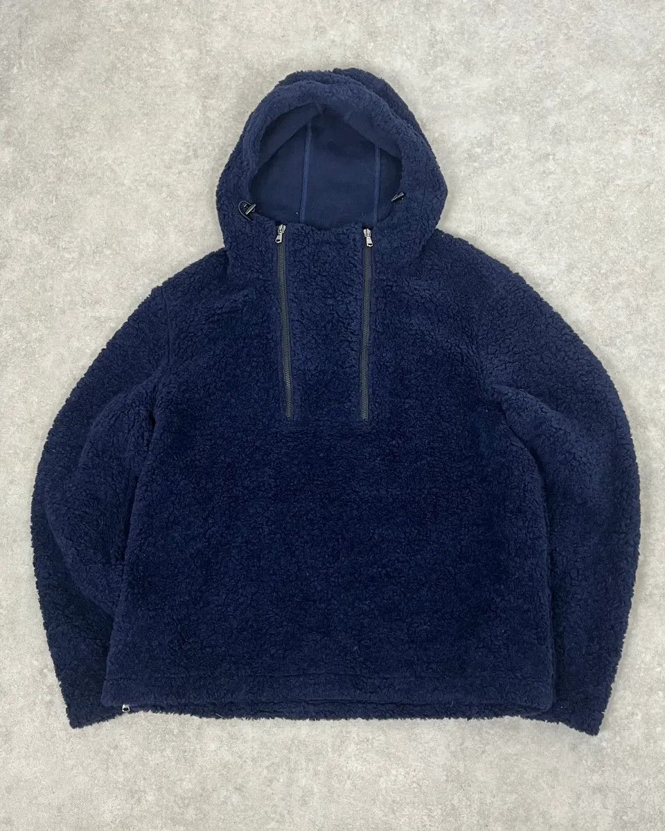 Daniele Alessandrini 2000s Daniele Alessandrini Sherpa Double Zip Navy Jacket Size US L / EU 52-54 / 3 - 1 Thumbnail