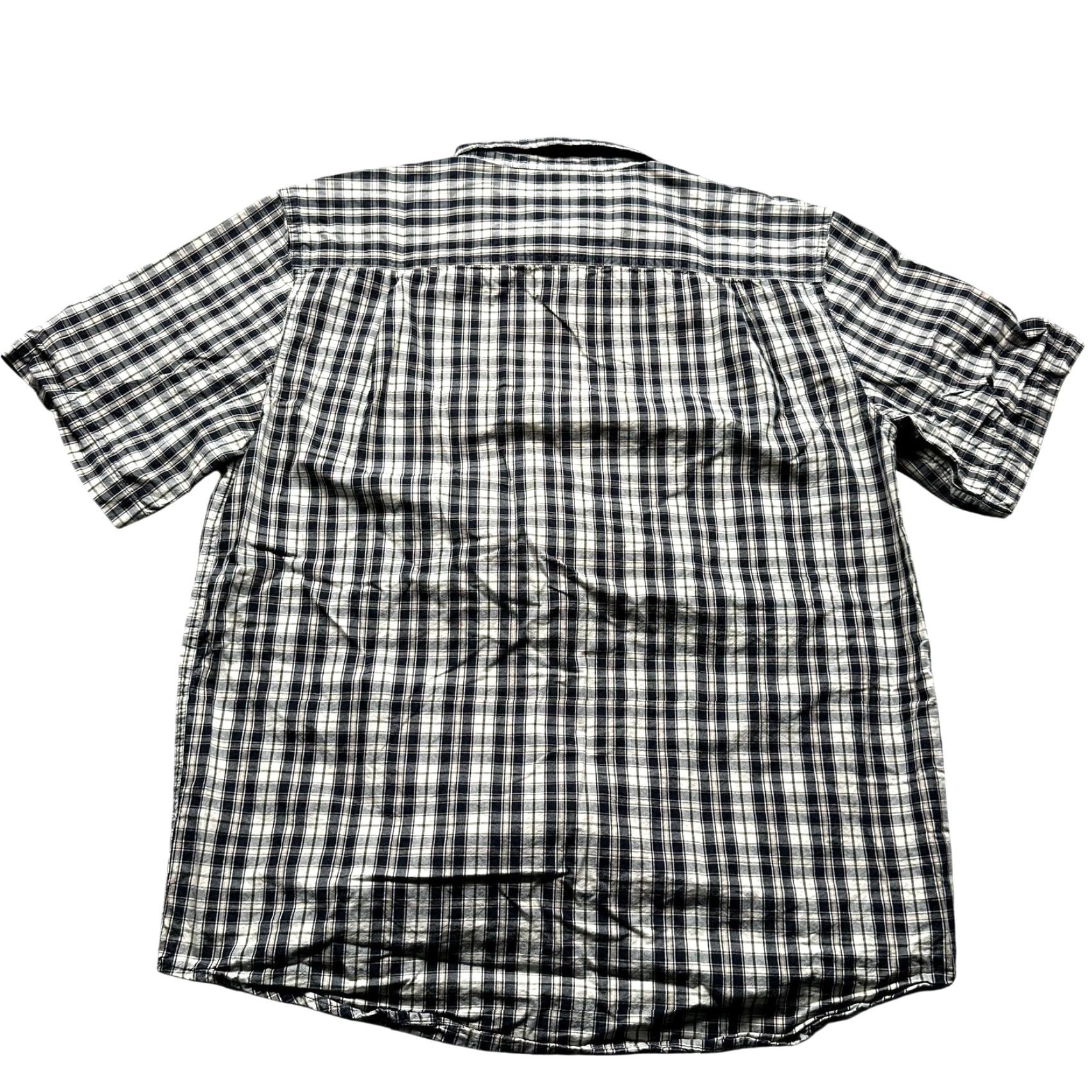 Carhartt VINTAGE Carhartt Essential Plaid Button-Down Short Sleeve Shirt Mens Large 101552 Green Pocket Size US L / EU 52-54 / 3 - 2 Thumbnail