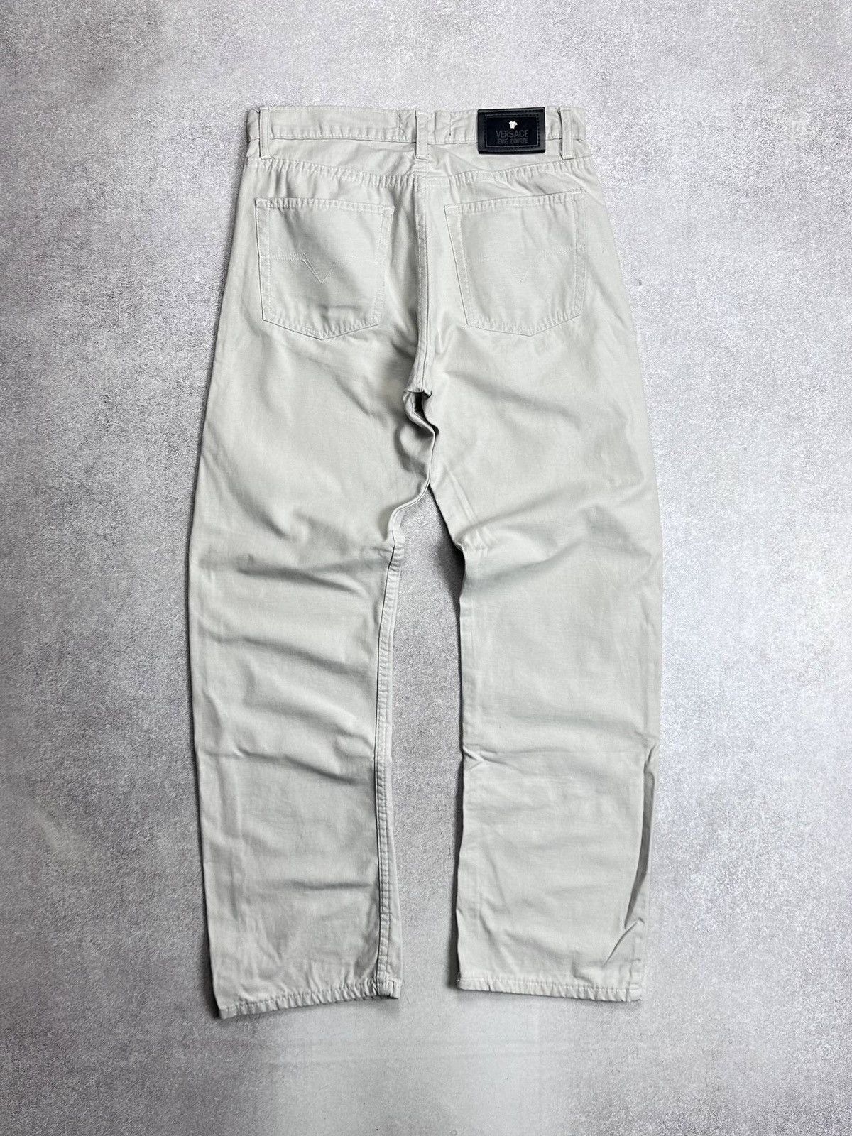 Versace Vintage Versace Medusa Chino Baggy Pants Y2K 32 Size US 32 / EU 48 - 1 Thumbnail