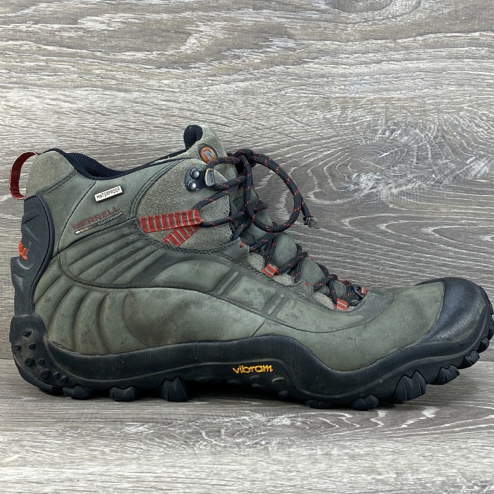 Merrell Merrell Polartec Thinsulate CONTINUUM Waterproof Boot Mens 15 Gray Vibram J86995 Size US 14 / EU 47 - 2 Thumbnail