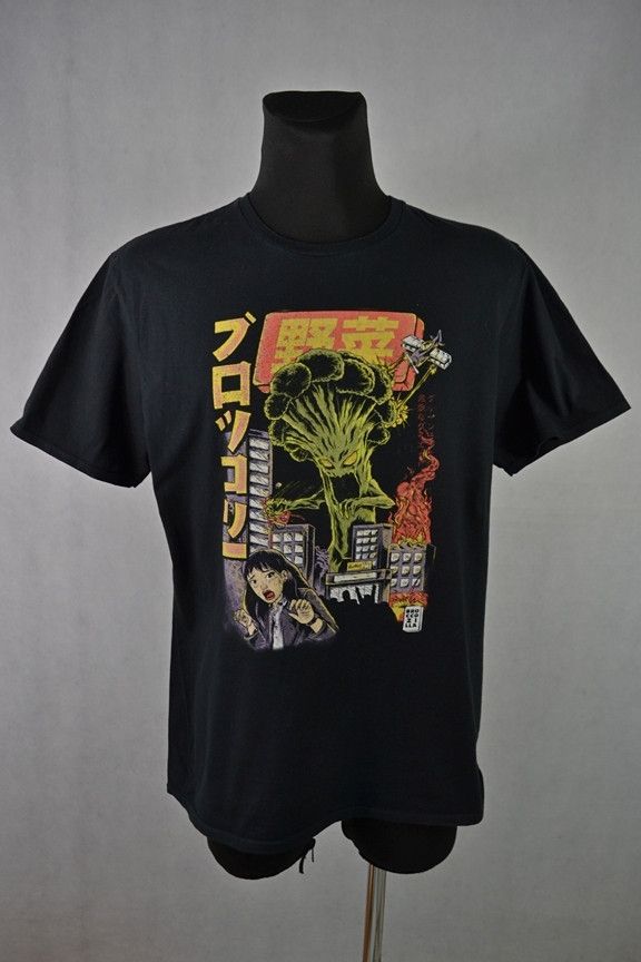 Japanese Brand × Vintage Broccozilla Ilustrata T-shirt tee L Size US L / EU 52-54 / 3 - 1 Thumbnail