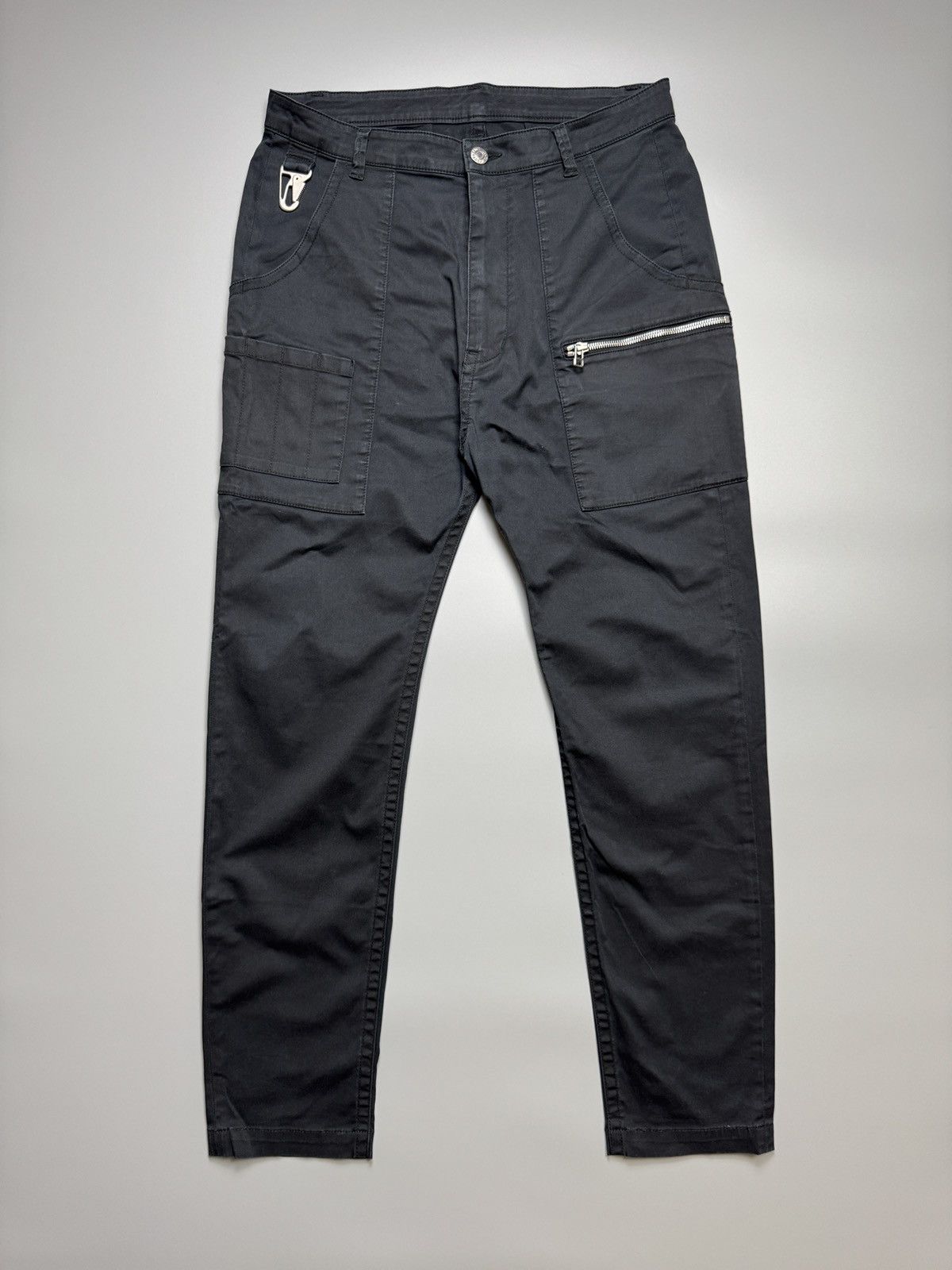 Helmut Lang Helmut Lang - Carabiner Black Cargo Pants Size US 30 / EU 46 - 1 Thumbnail