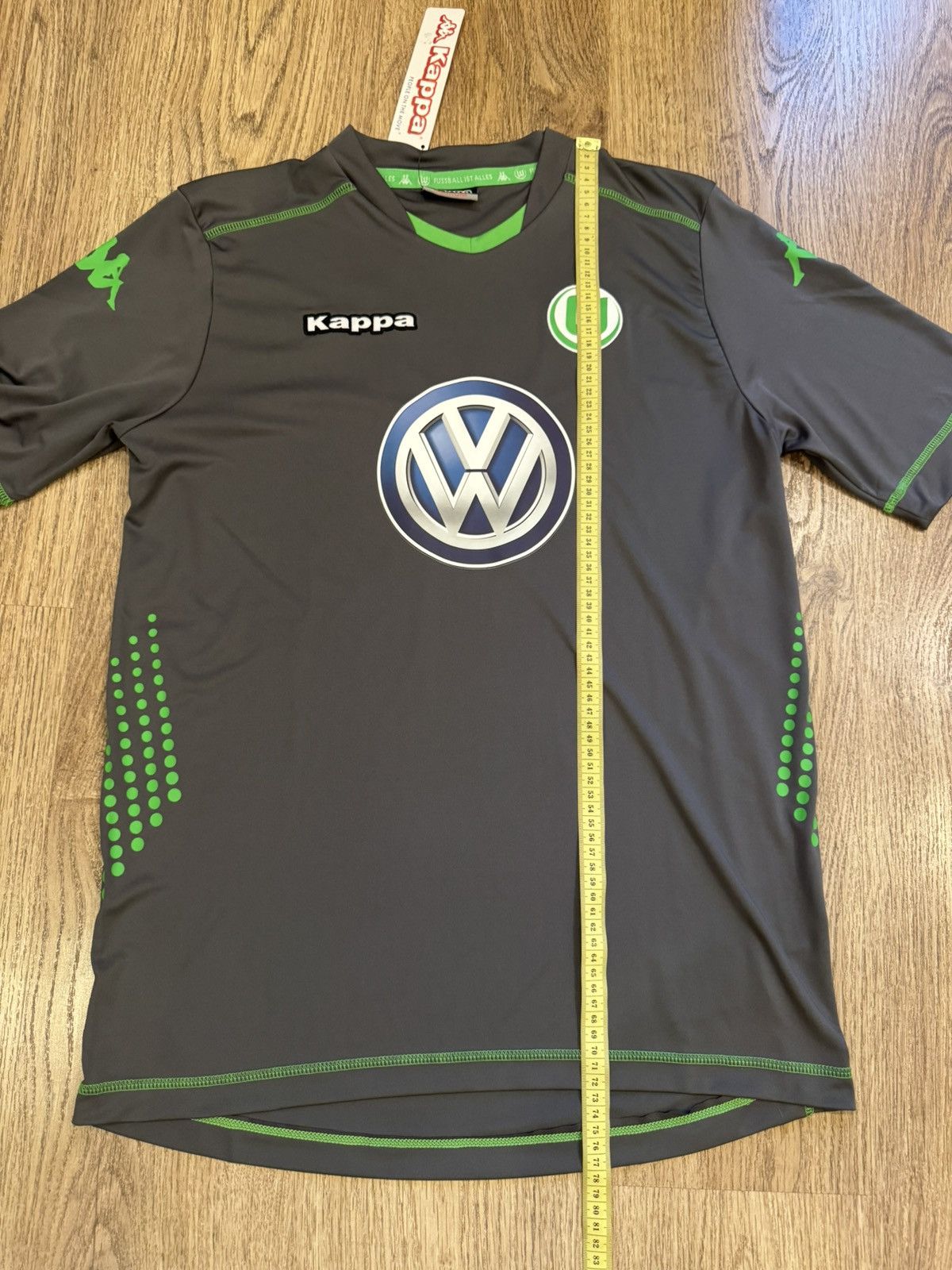 Kappa WOLFSBURG 2014 2015 TRAINING KAPPA FOOTBALL JERSEY SIZE M Size US M / EU 48-50 / 2 - 2 Thumbnail