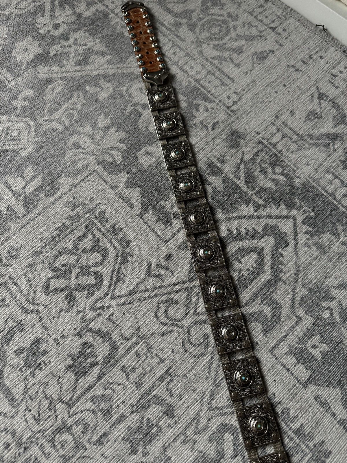 Vintage Vintage Leather Avant Garde Belt Rhinestones Nanni Japanese Size ONE SIZE - 7 Thumbnail
