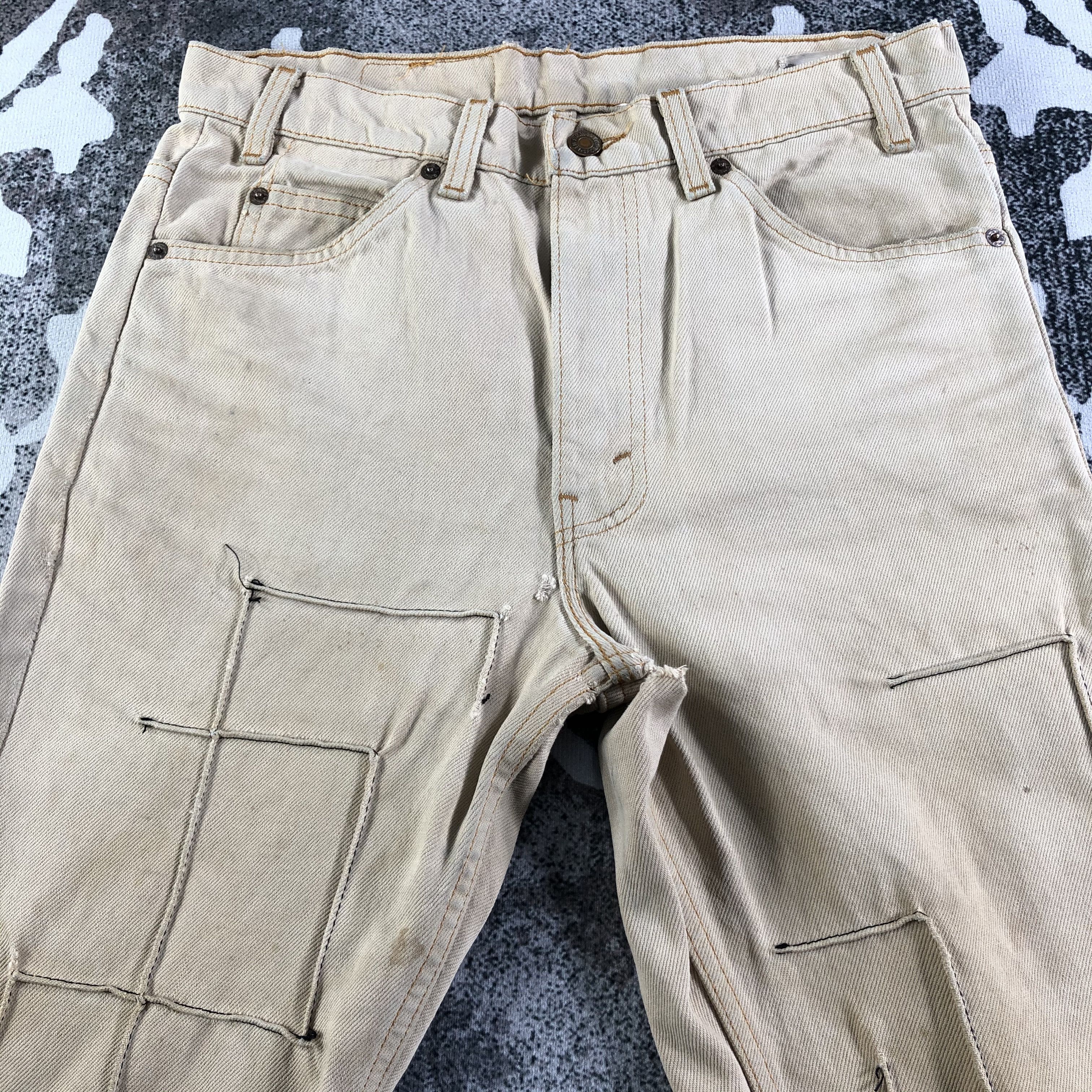 Levi's Vintage Levis 517 N Hollywood Price Kilomanjaro Flare Jeans Size US 32 / EU 48 - 3 Thumbnail