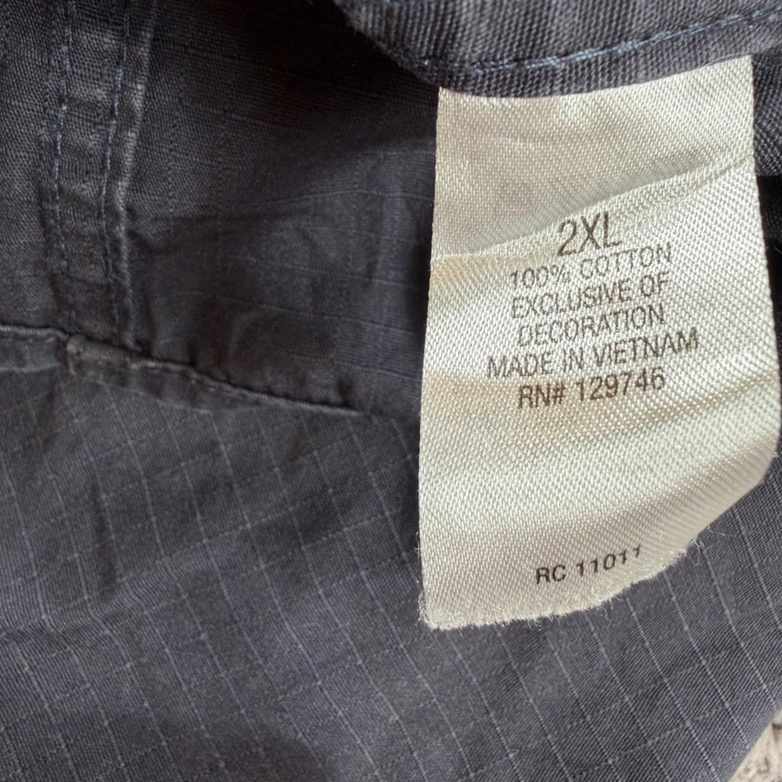 Other Ridgecut Toughwear Men 2XL Gray Ripstop Button Down Shirt Size US XL / EU 56 / 4 - 4 Thumbnail