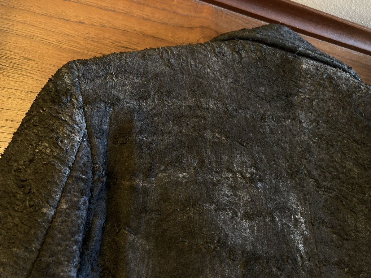 Carol Christian Poell GRAIL LM1550 WILD Cracked Leather Coat Size US L / EU 52-54 / 3 - 9 Thumbnail