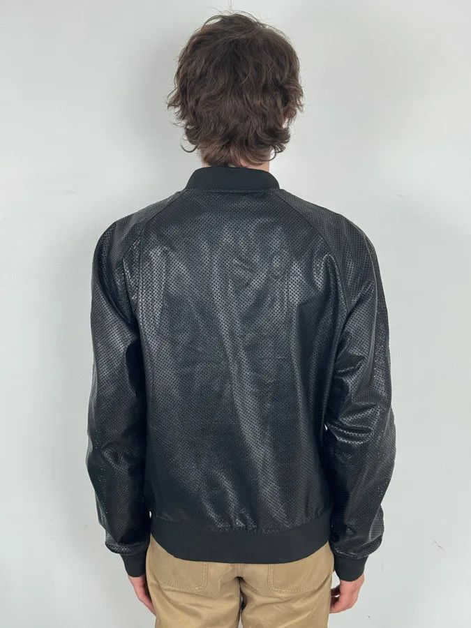 Maison Margiela SS2007 Maison Martin Margiela Black Perforated Leather Jacket Size US L / EU 52-54 / 3 - 3 Thumbnail