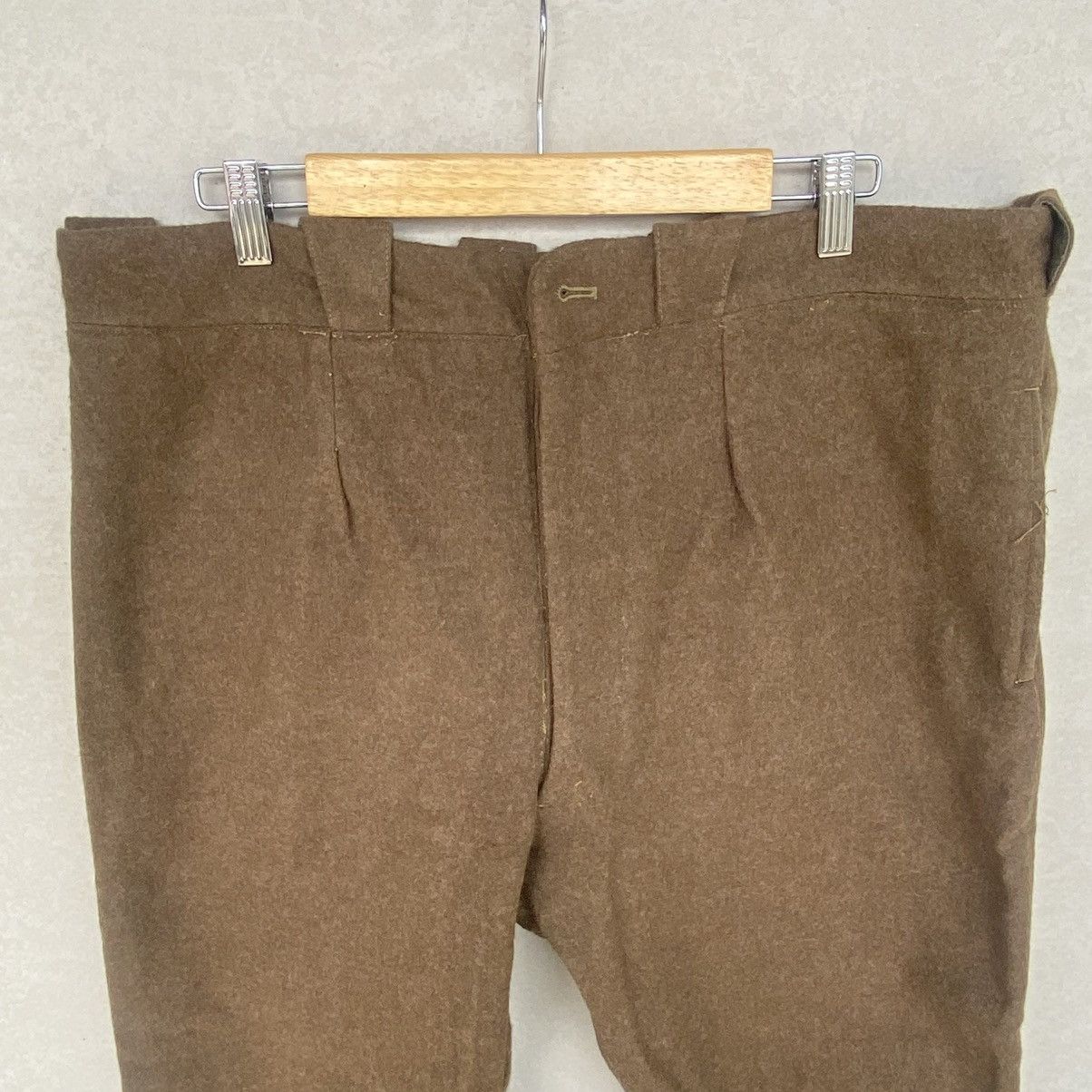 Other Vintage Brown Corduroy Trousers With Elastic W30 L34 Size US 30 / EU 46 - 5 Thumbnail