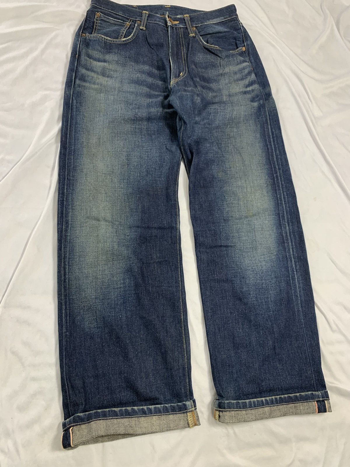 Edwin Vintage edwin selvedge raw jeans denim Size US 31 - 4 Thumbnail