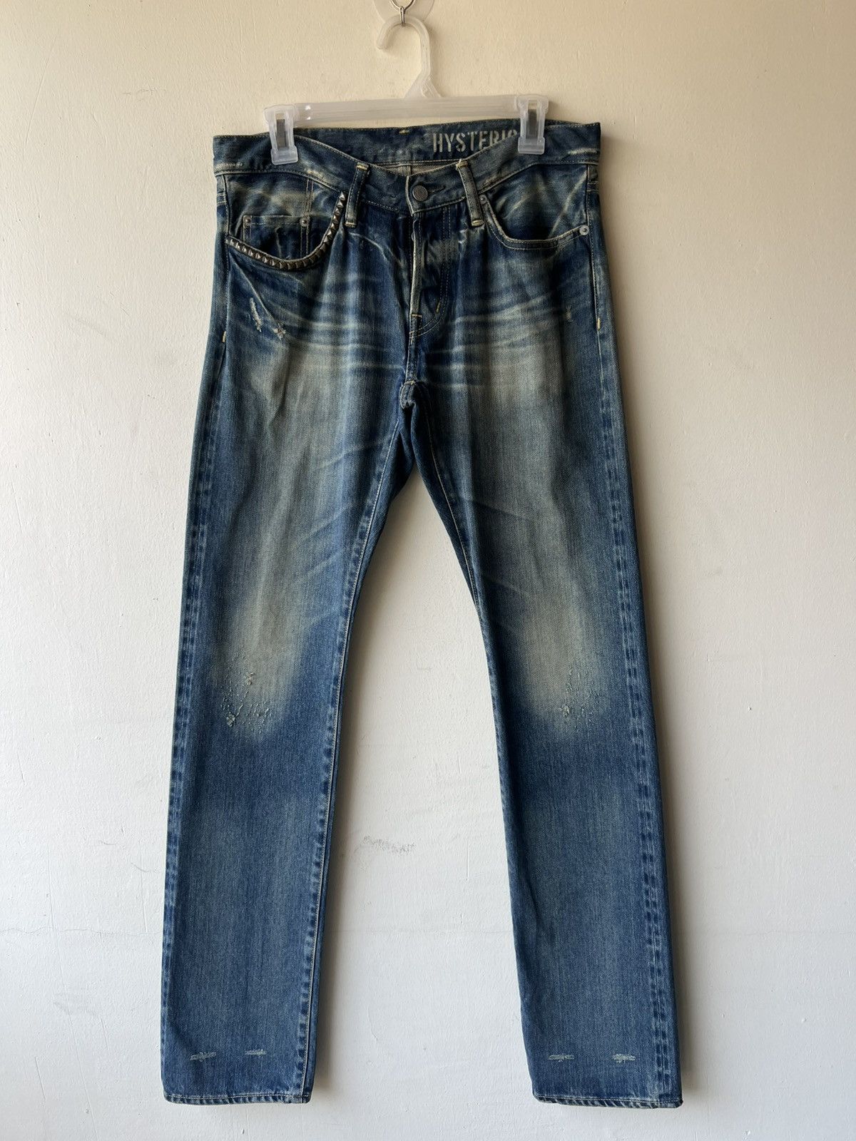 Hysteric Glamour Vintage Hysteric Glamour Distressed Denim Selvedge Jeans Size US 30 / EU 46 - 9 Thumbnail