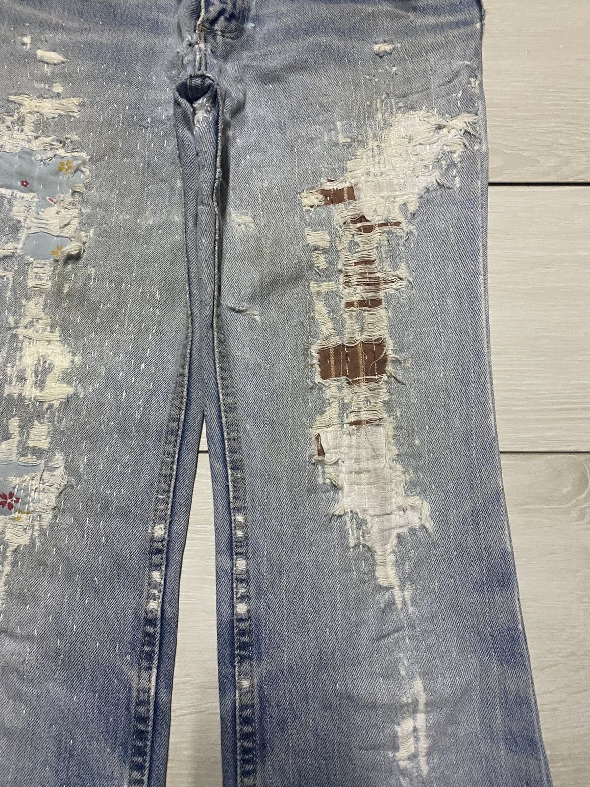 Wrangler Wrangler Destroy Trash Flare Jeans Size US 29 - 8 Thumbnail