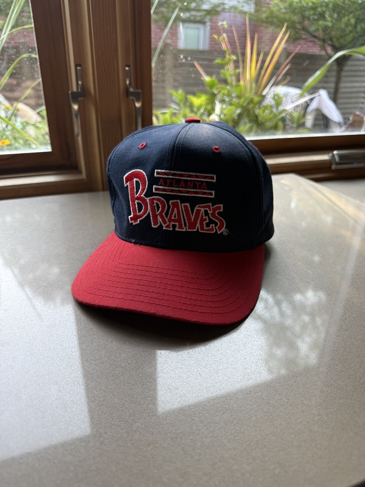 Vintage Vintage Atlanta Braves Snapback Embroidered Hat Size ONE SIZE - 2 Thumbnail