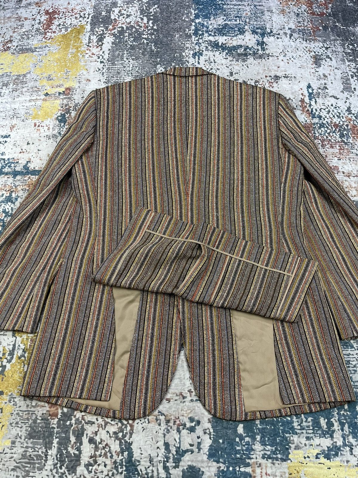 DORMUEIL Luxury Cloth Rainbow Tweed Blazer