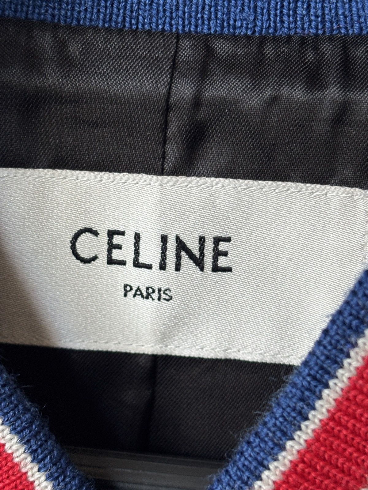 Celine CELINE | $3250 | VARSITY LEATHER COLLEGE TEDDY JACKET Size US M / EU 48-50 / 2 - 11 Thumbnail