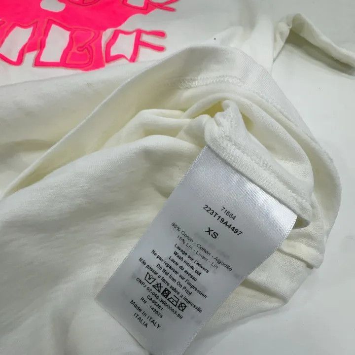 Dior Dior SS22 Logo Print Short Sleeve T-Shirt 0079-2507 Size XS / US 0-2 / IT 36-38 - 4 Thumbnail