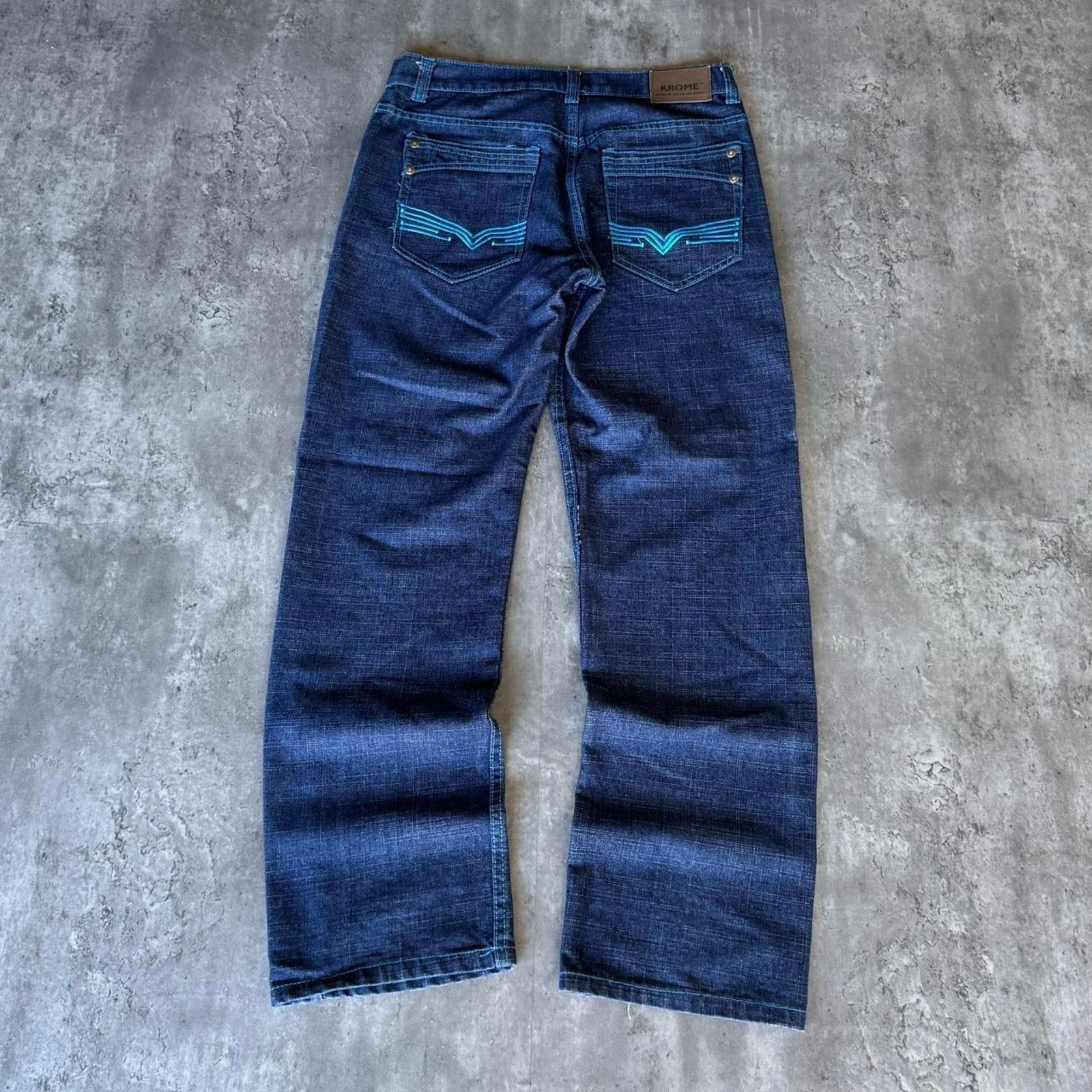 JNCO × Southpole × Vintage Vintage Y2K Baggy KROME Rap Style Graphic Streetwear Jeans Size US 34 / EU 50 - 1 Thumbnail