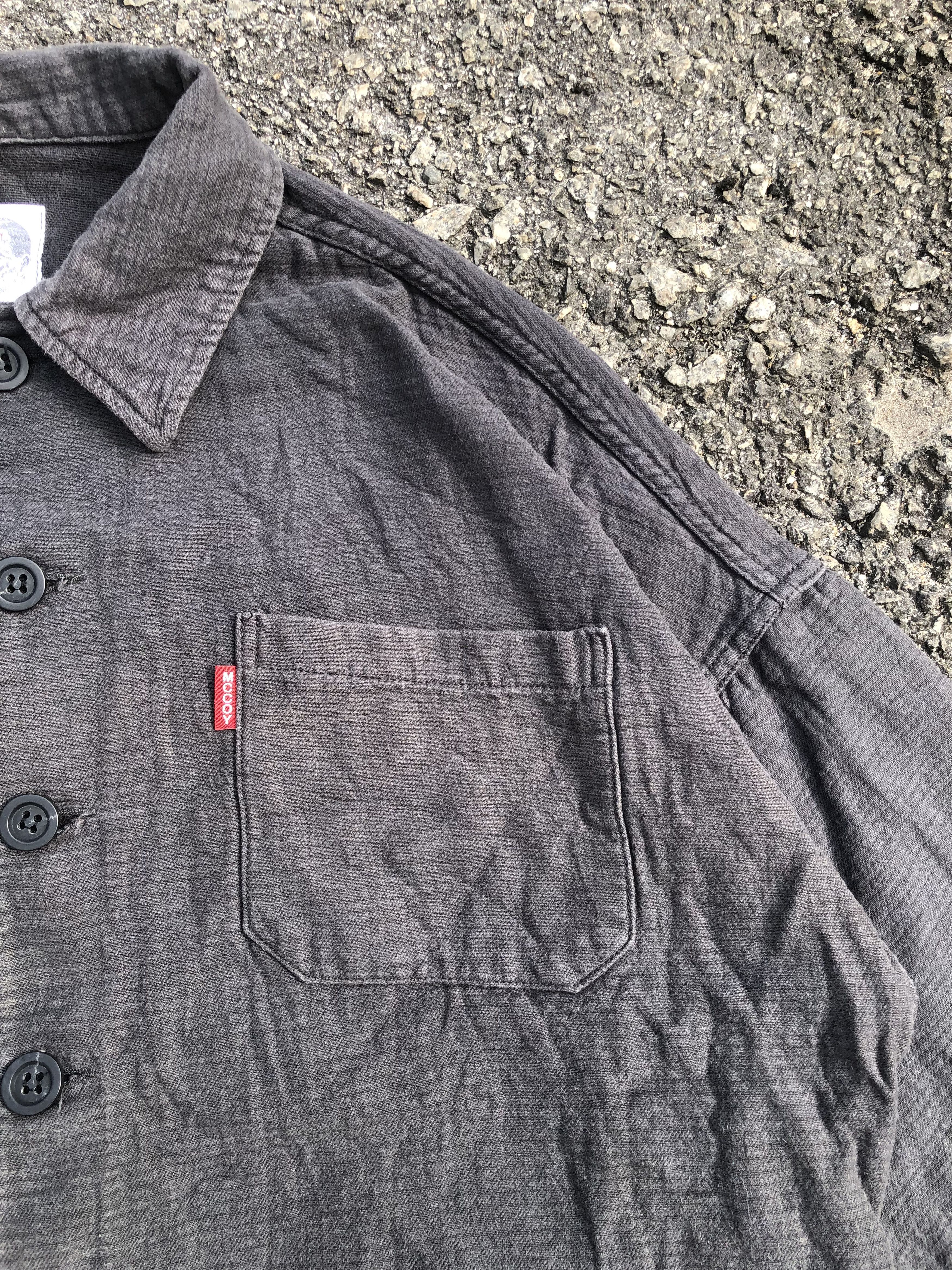 The Real McCoy's Vintage Sunfaded McCoy Industry By Gill Button Ups Jacket Size US XL / EU 56 / 4 - 4 Thumbnail