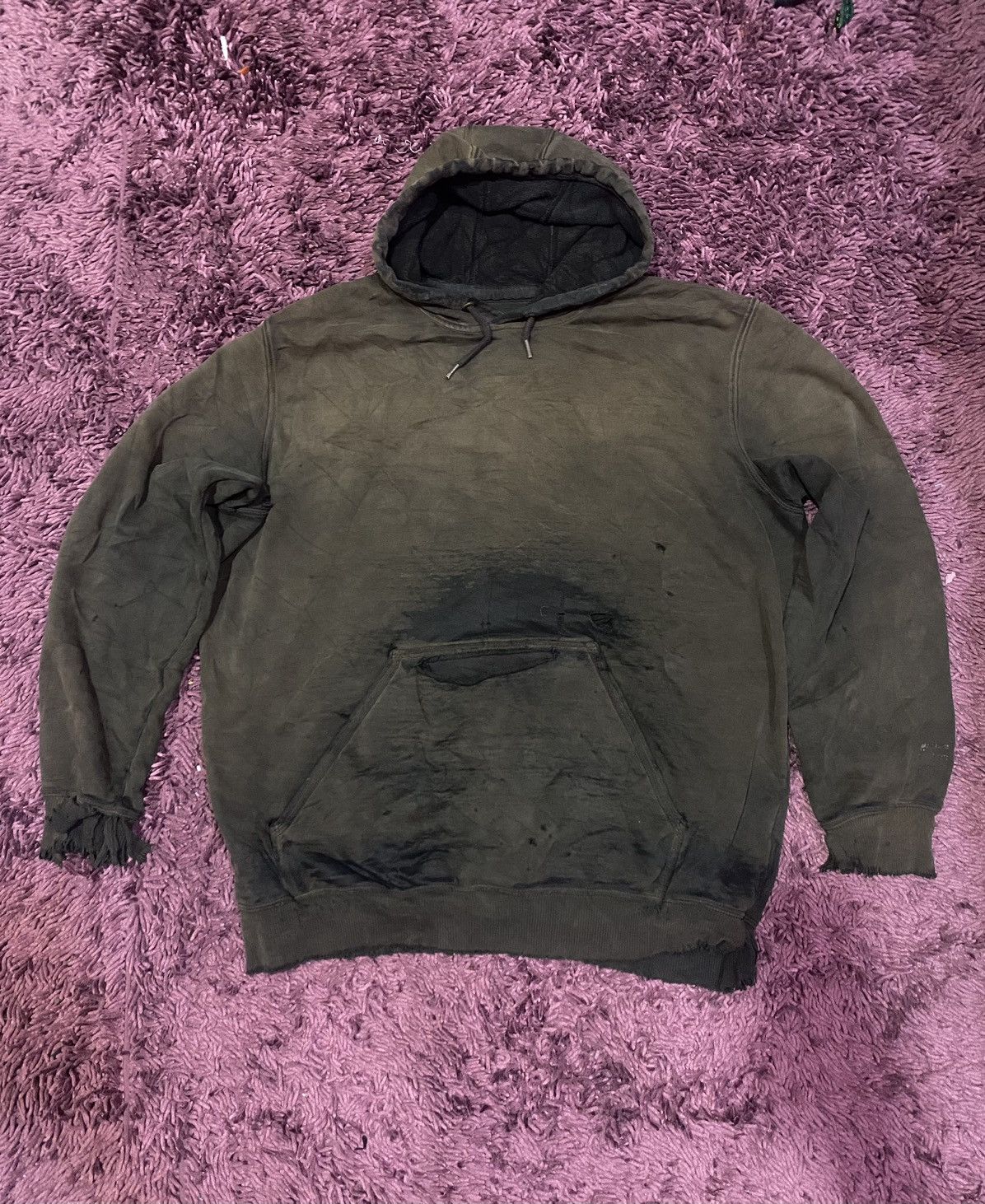 Carhartt × Vintage Trashed Carhartt Sun Faded Hoodie Size US XL / EU 56 / 4 - 1 Thumbnail