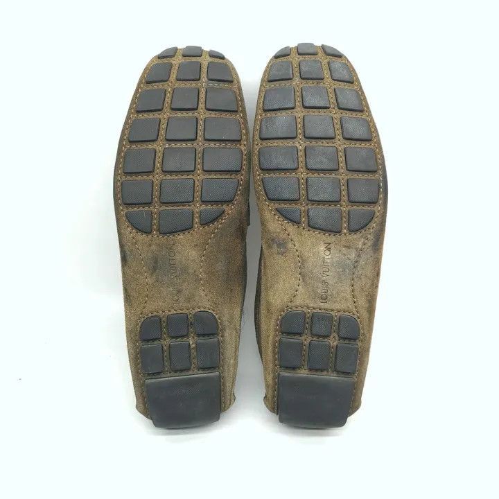 Louis Vuitton Louis Vuitton Brown Suede Moccasin Shoes for Men -2508 Size US 8 / EU 41 - 1 Thumbnail