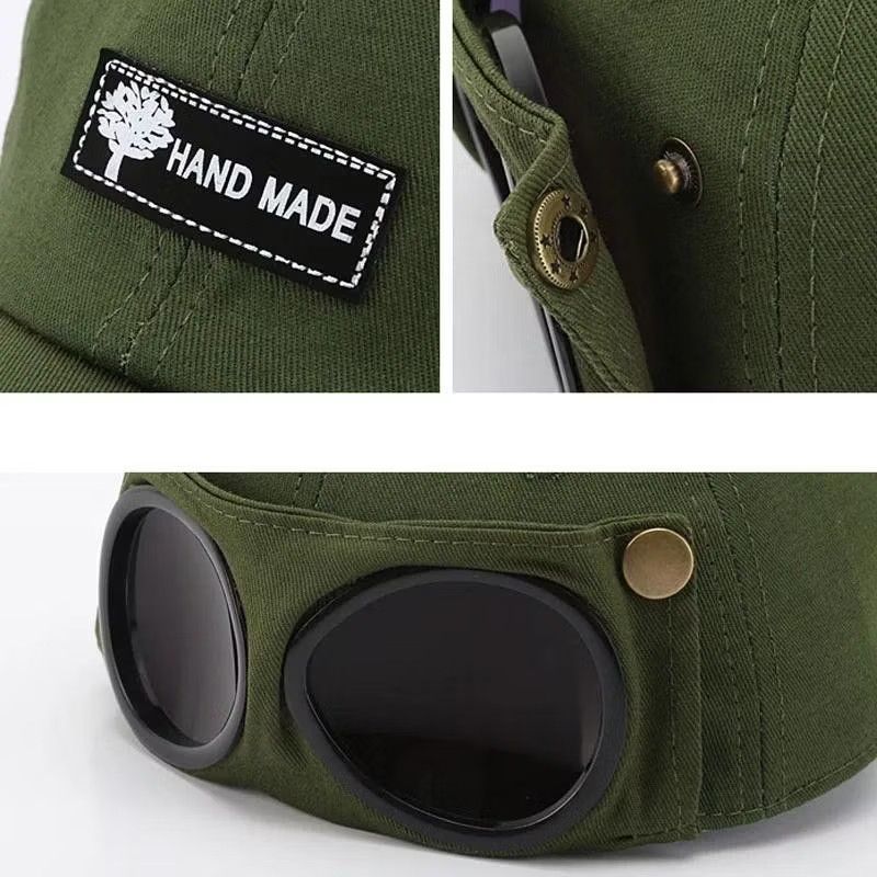 PPFM Casual streetwear green goggles cap Size ONE SIZE - 4 Thumbnail