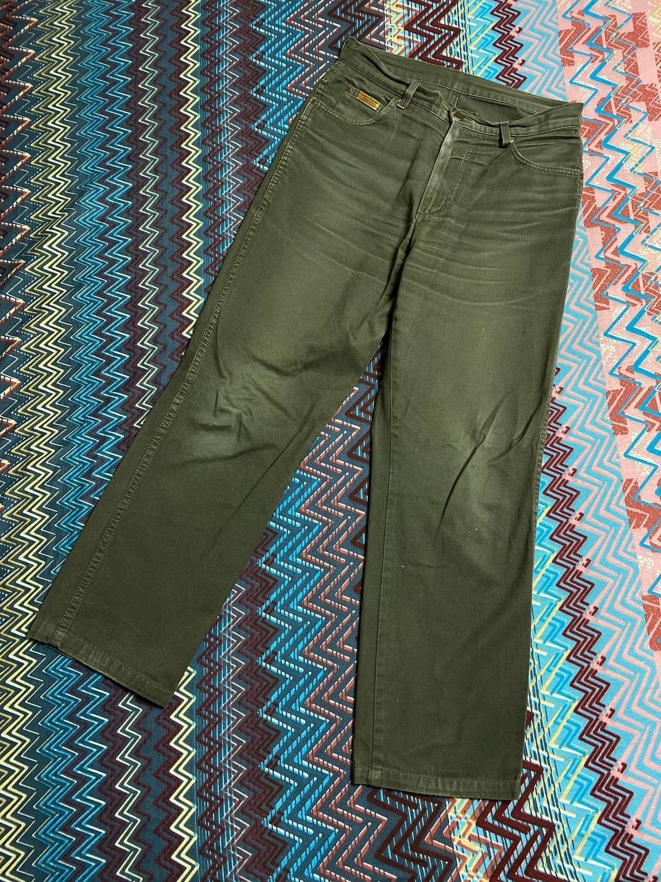Vintage × Wrangler Vintage 80s Vintage Wrangler jeans Distressed Size US 30 / EU 46 - 22 Thumbnail