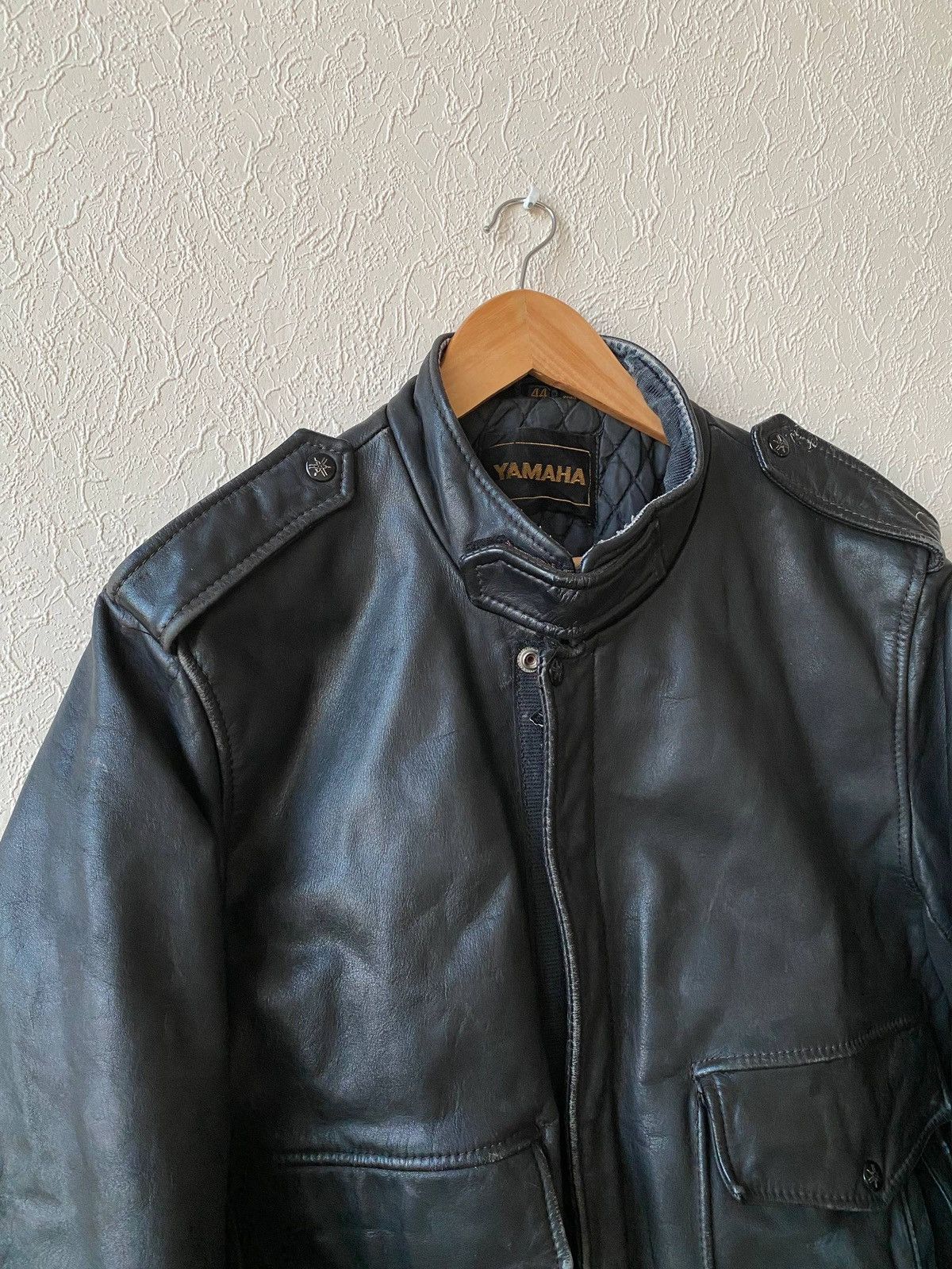 Yamaha Vintage Yamaha Leather Aviator Jacket Size US M / EU 48-50 / 2 - 4 Thumbnail