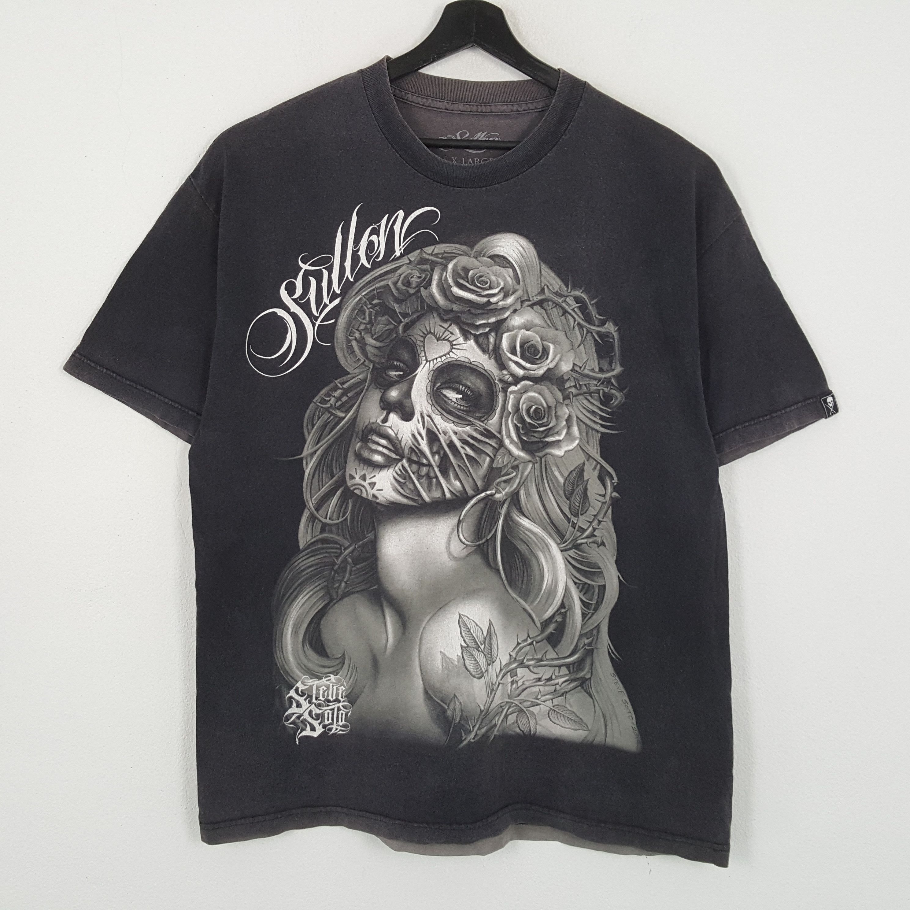 Vintage SULLEN ART Style Streetwear Tshirt Size US XL / EU 56 / 4 - 1 Thumbnail