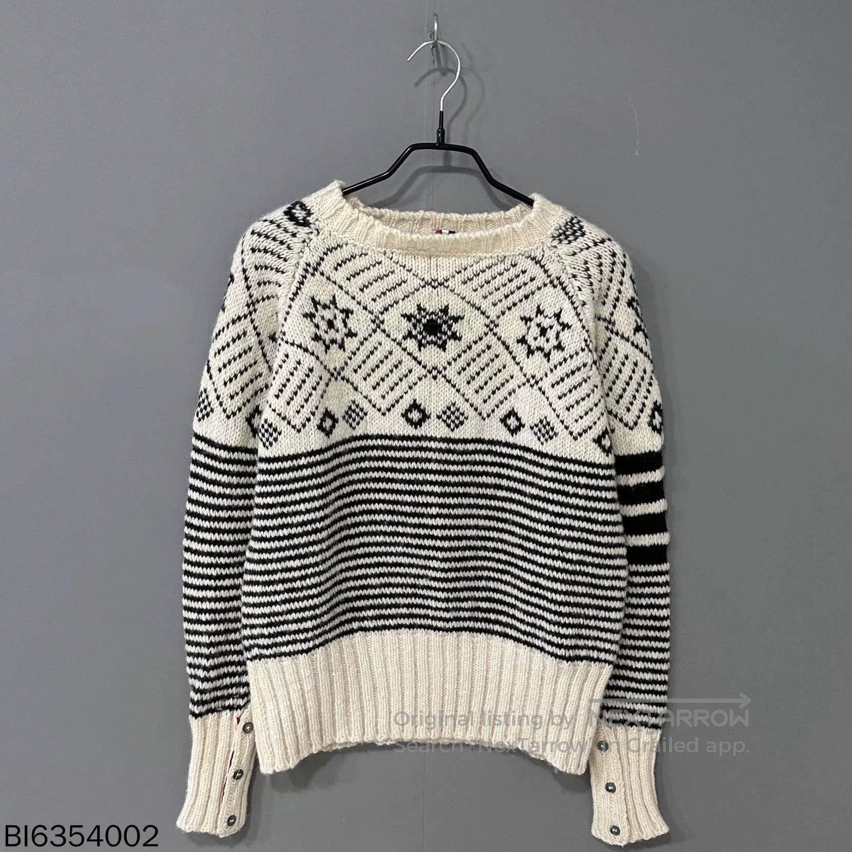 Thom Browne Thom Browne Fair Isle Knit Sweater. Size US M / EU 48-50 / 2 - 1 Thumbnail