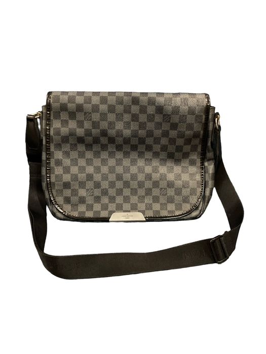 Mens Louis Vuitton Damier Graphite Daniel MM Satchel Bag